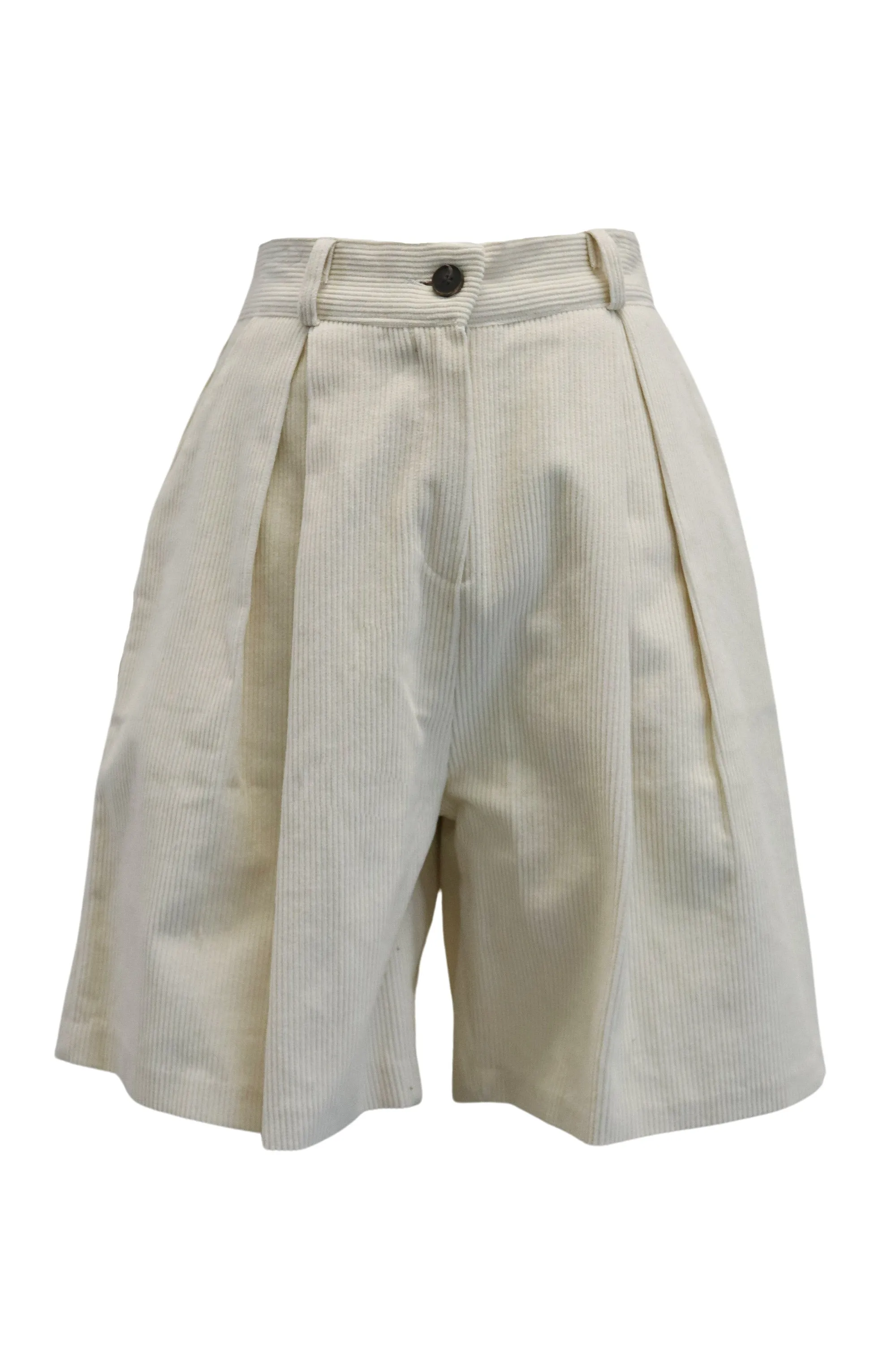 Alena Cord Bermuda Shorts