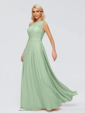 Arabella One Shoulder Sash Bridesmaid Dresses