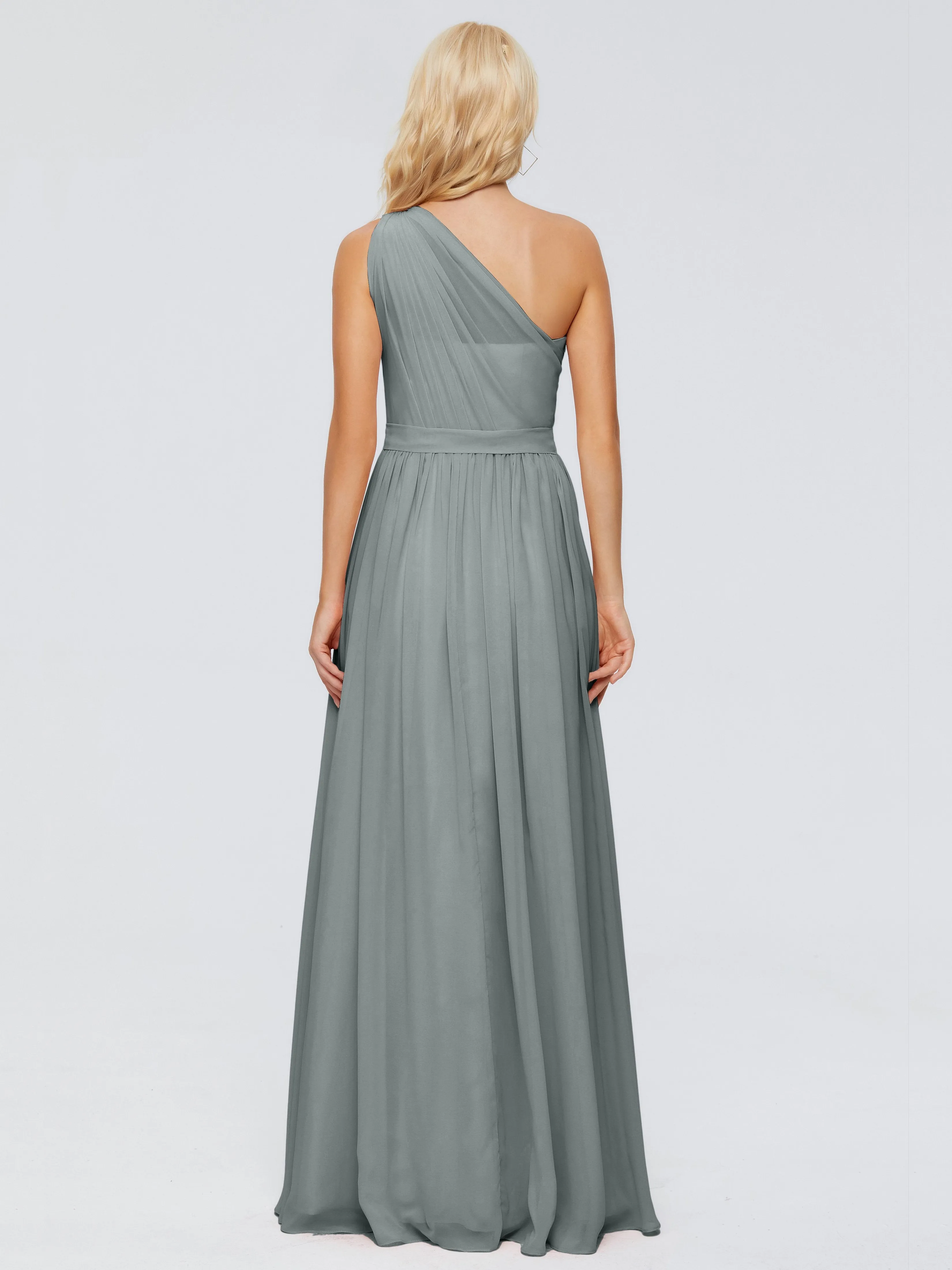 Arabella One Shoulder Sash Bridesmaid Dresses