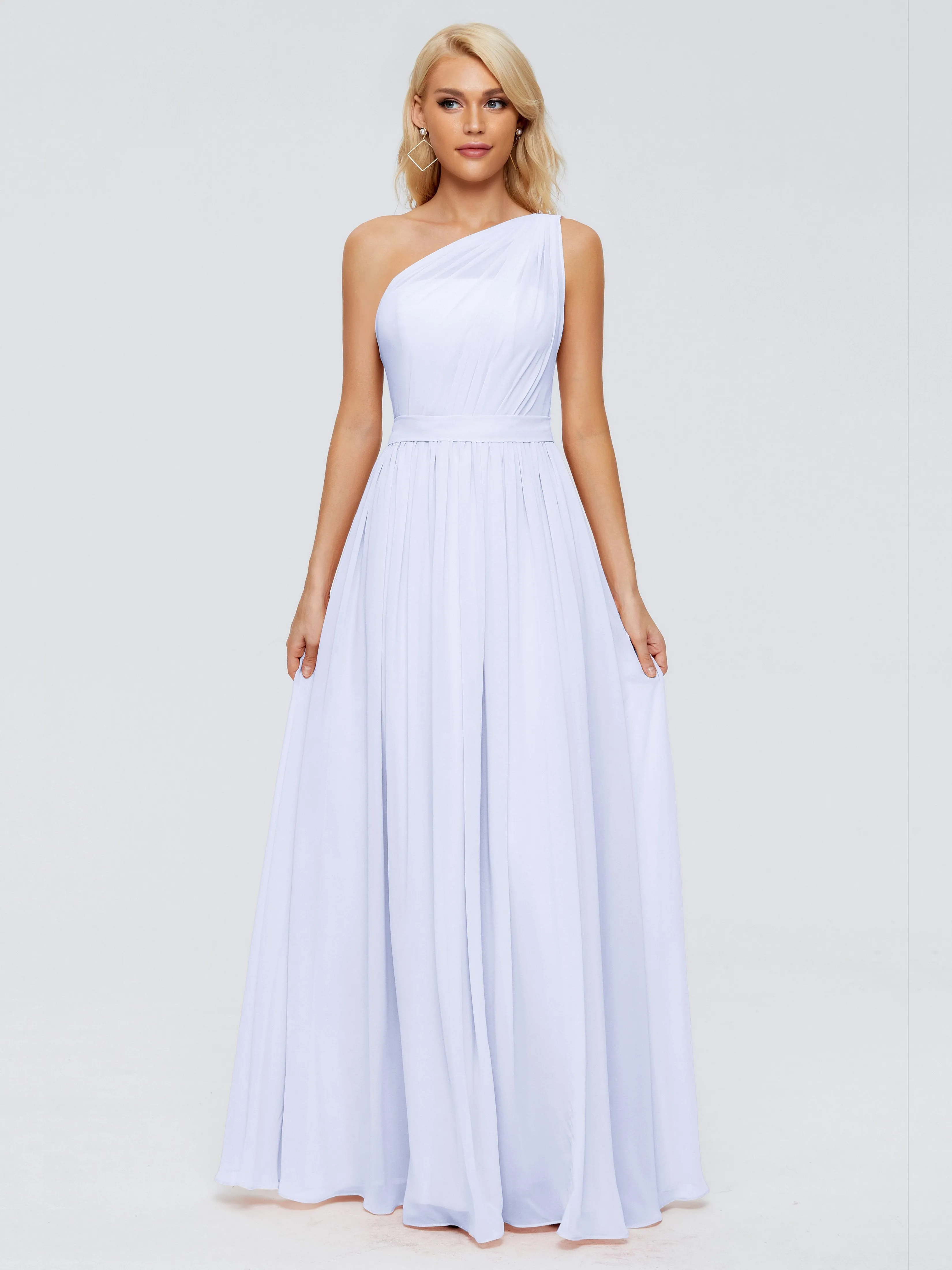 Arabella One Shoulder Sash Bridesmaid Dresses