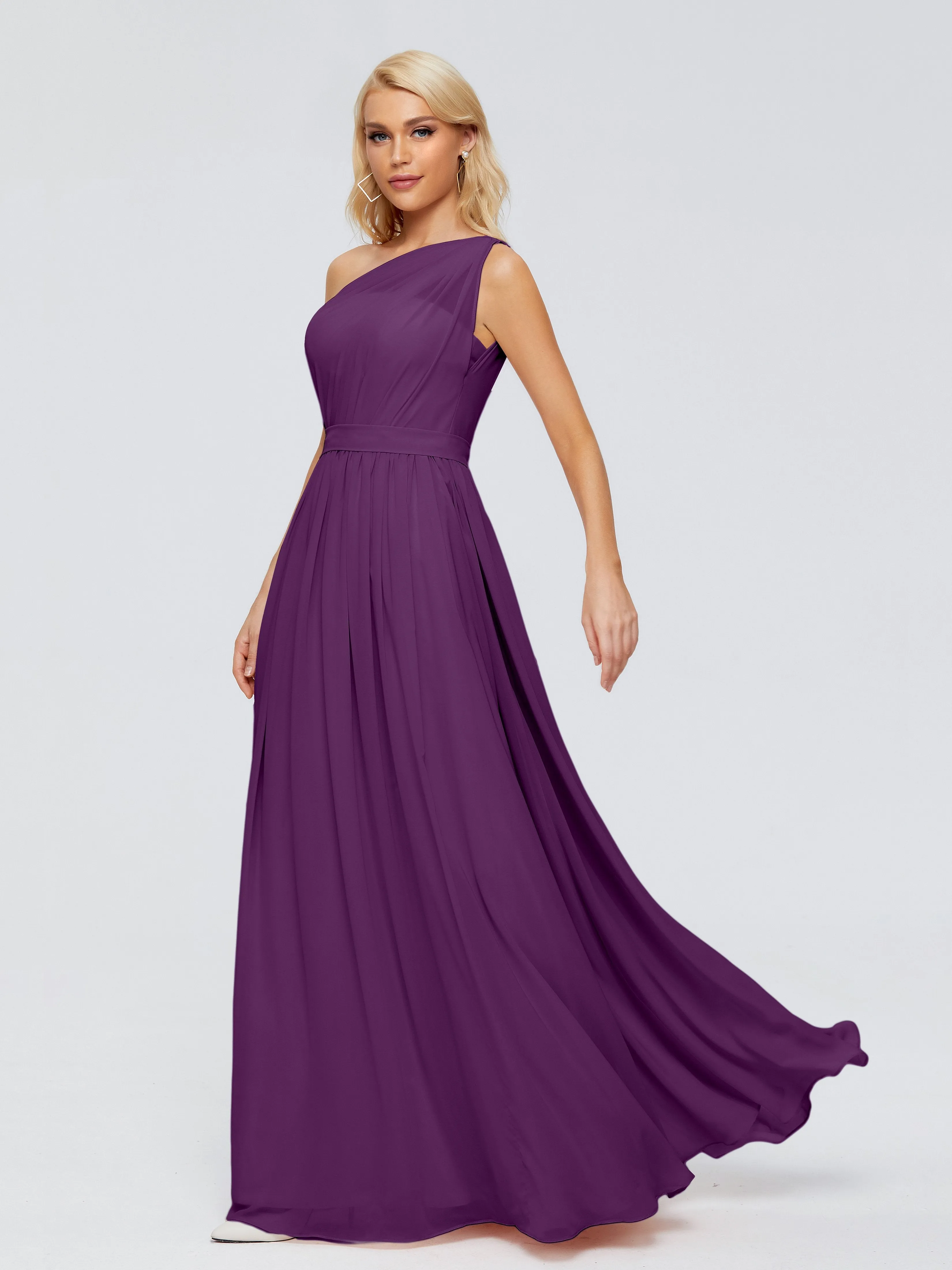 Arabella One Shoulder Sash Bridesmaid Dresses