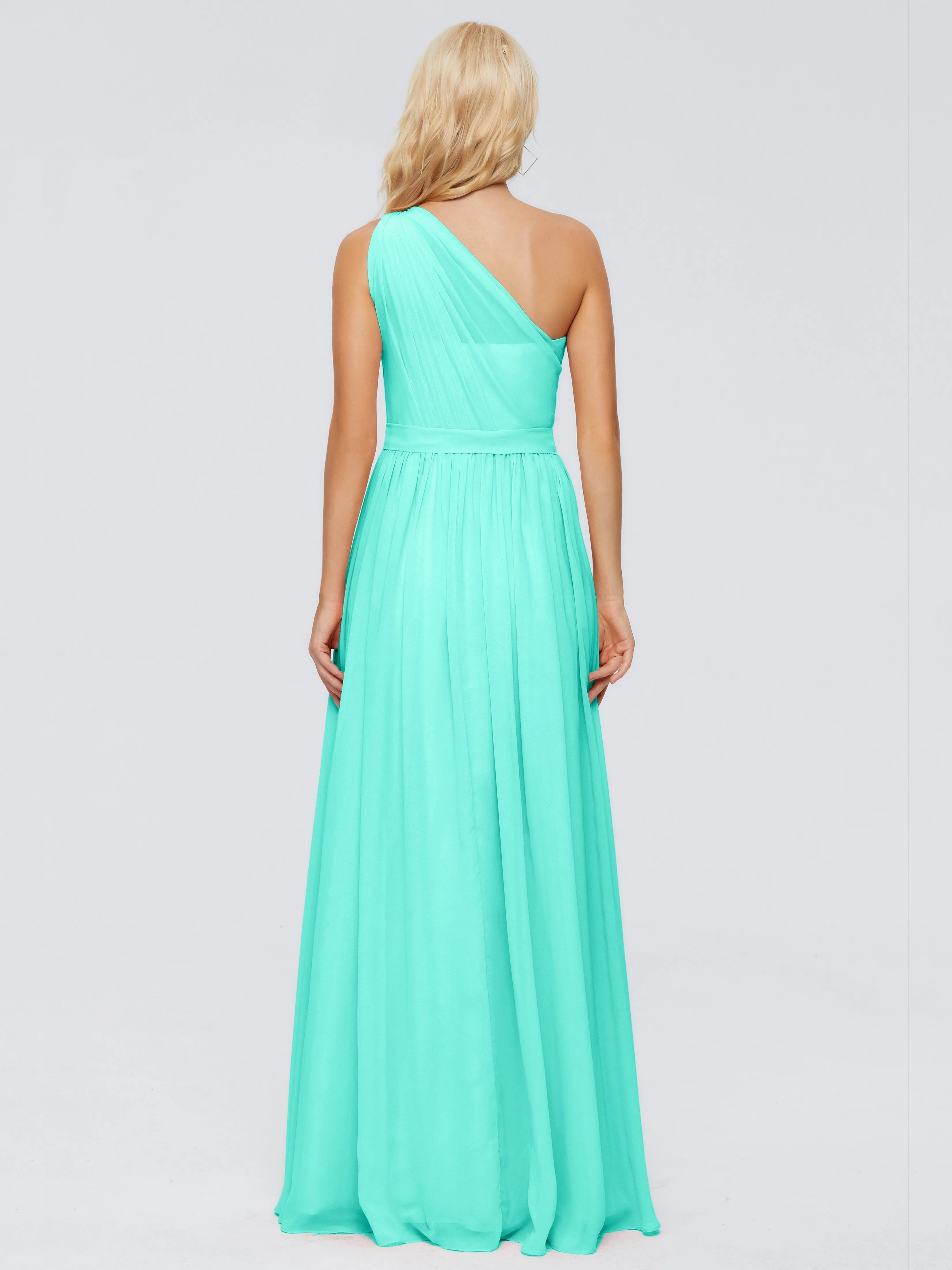 Arabella One Shoulder Sash Bridesmaid Dresses