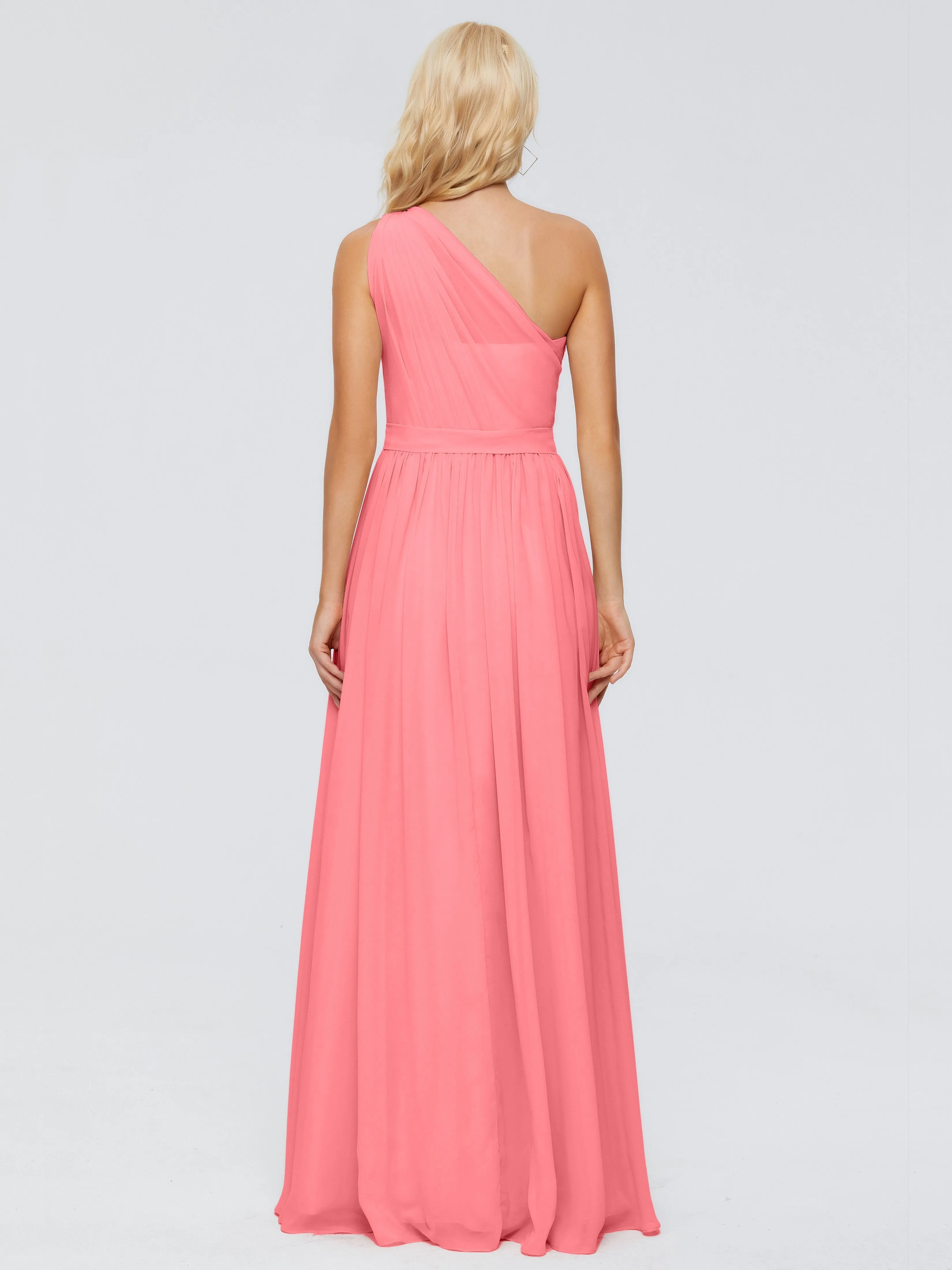 Arabella One Shoulder Sash Bridesmaid Dresses