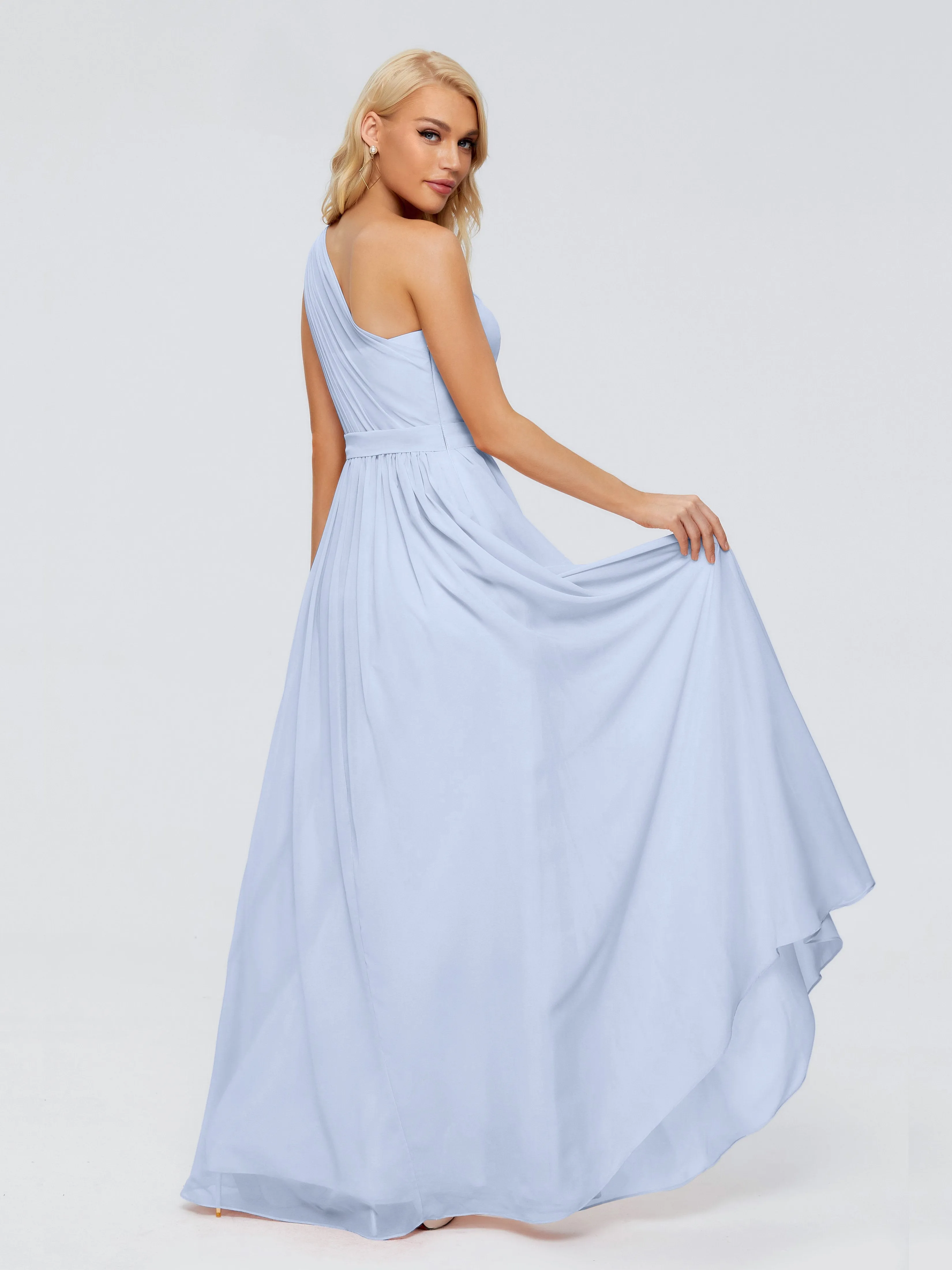 Arabella One Shoulder Sash Bridesmaid Dresses