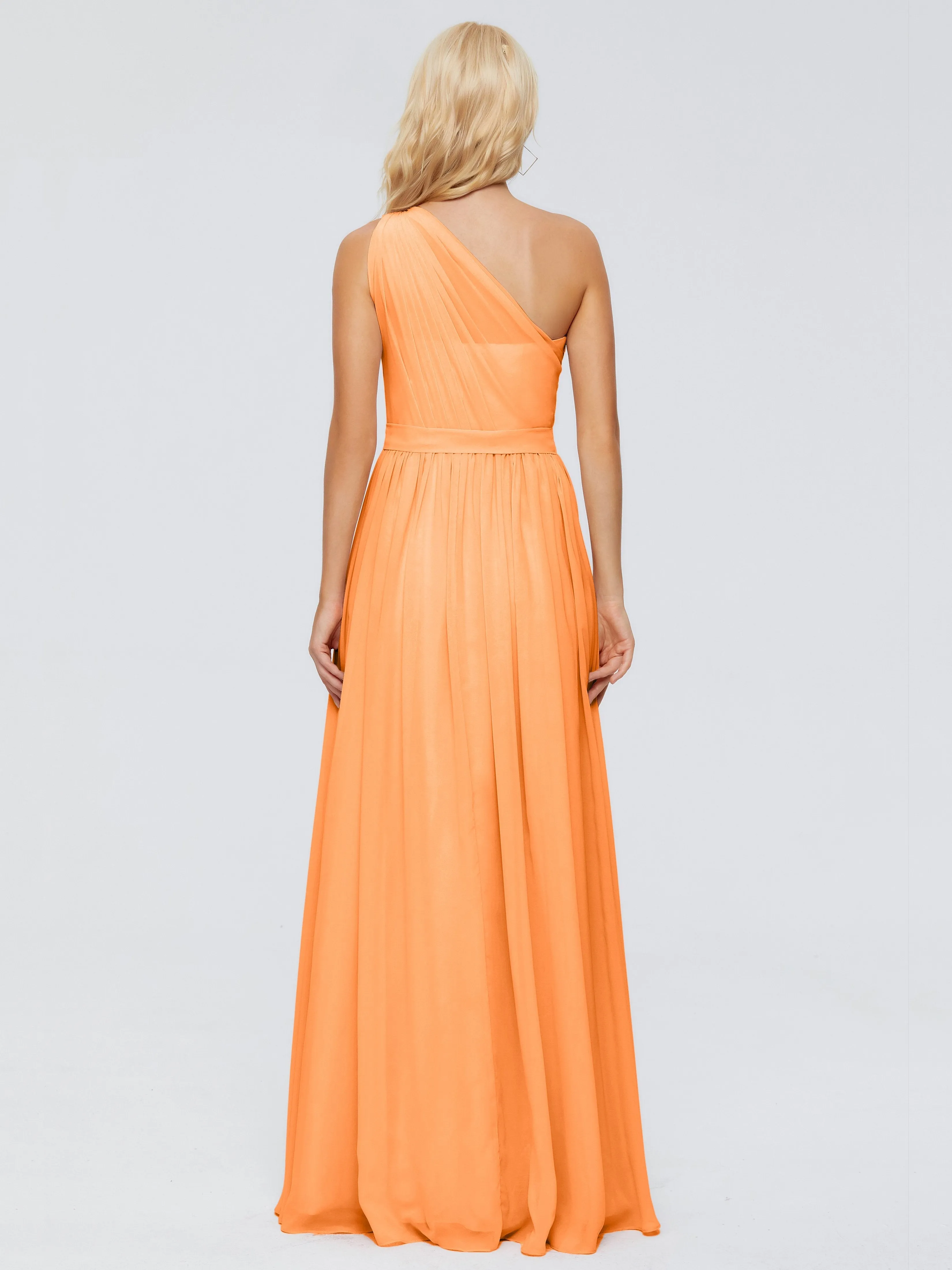 Arabella One Shoulder Sash Bridesmaid Dresses