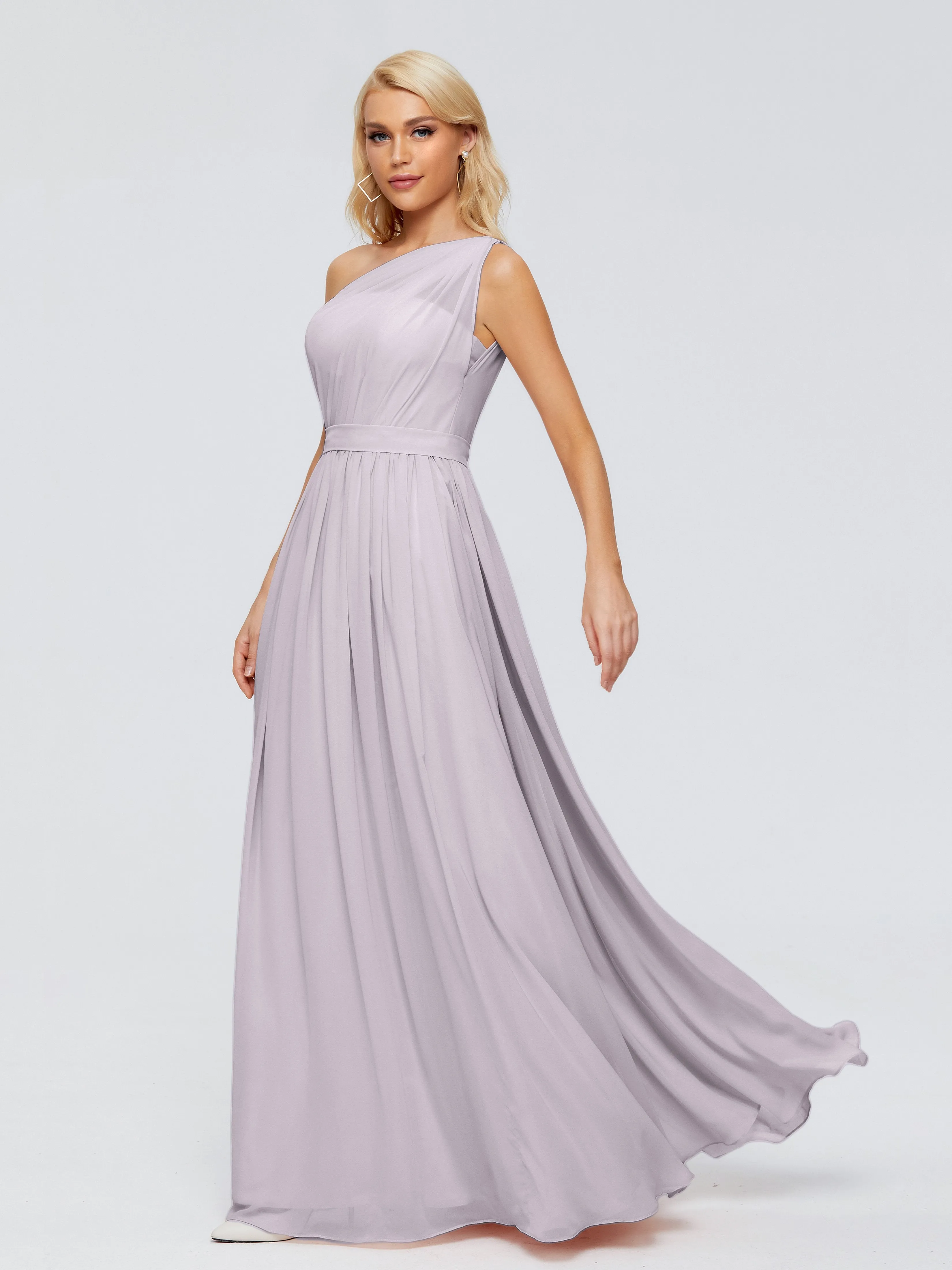 Arabella One Shoulder Sash Bridesmaid Dresses