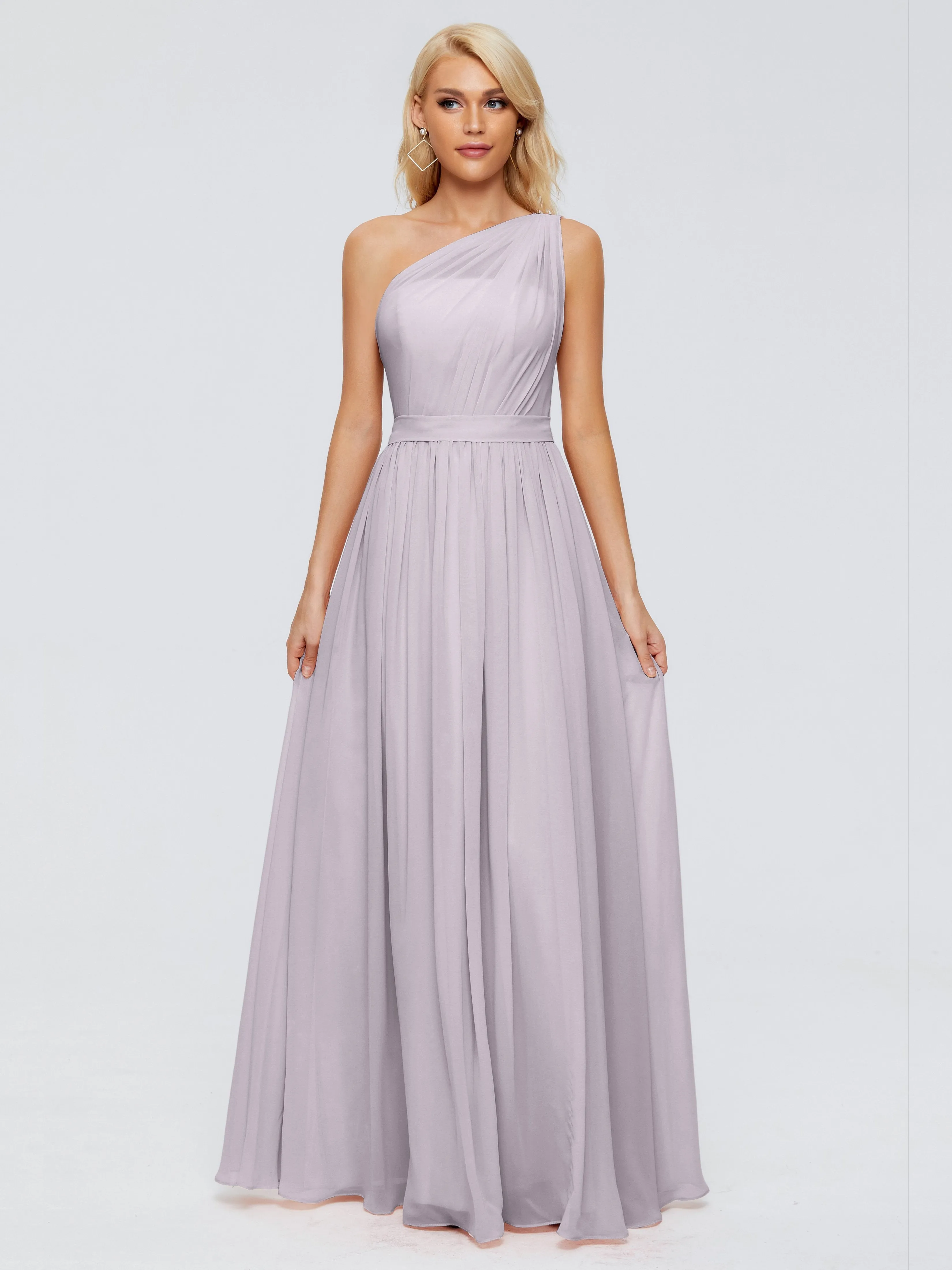 Arabella One Shoulder Sash Bridesmaid Dresses