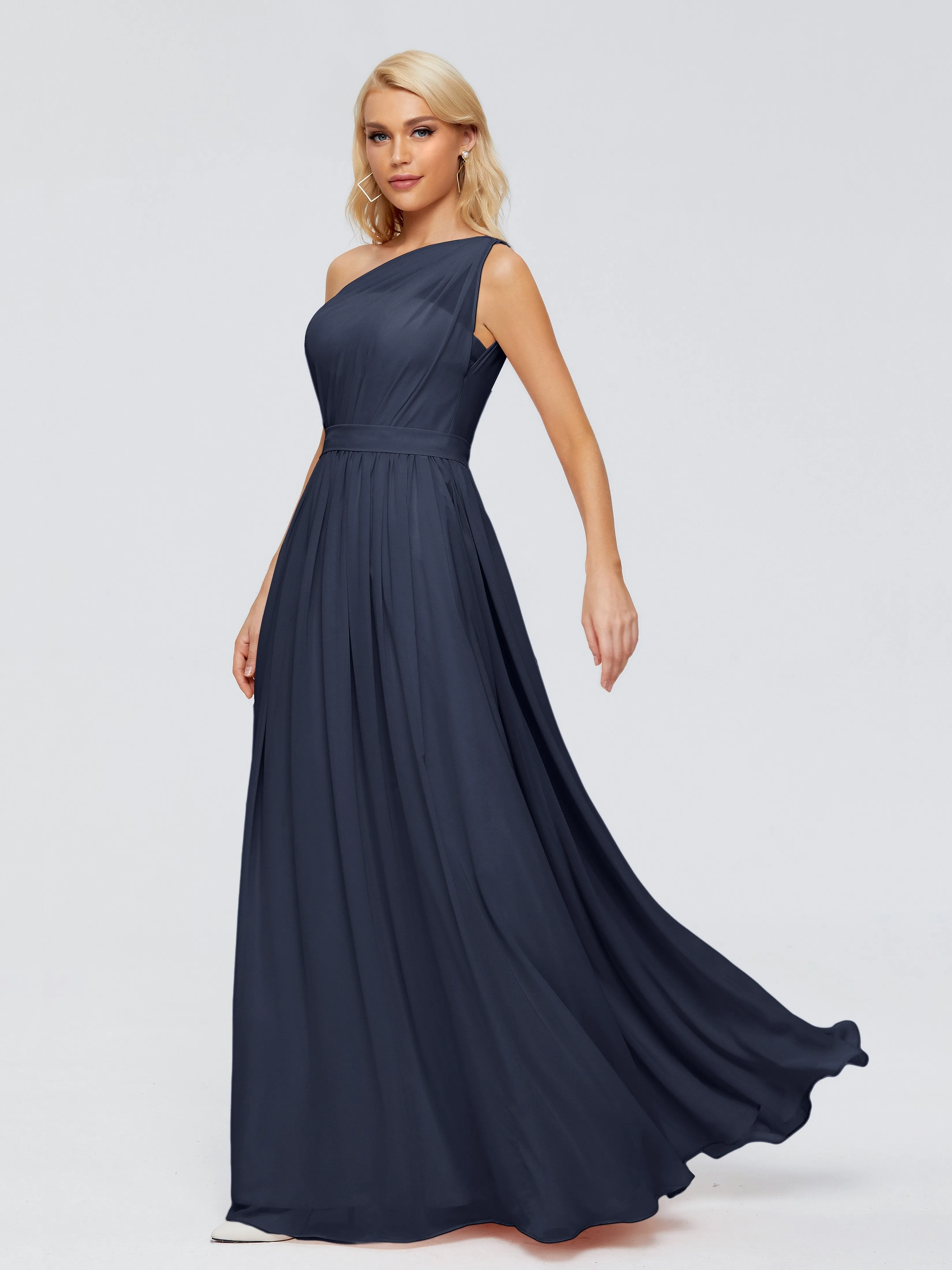 Arabella One Shoulder Sash Bridesmaid Dresses