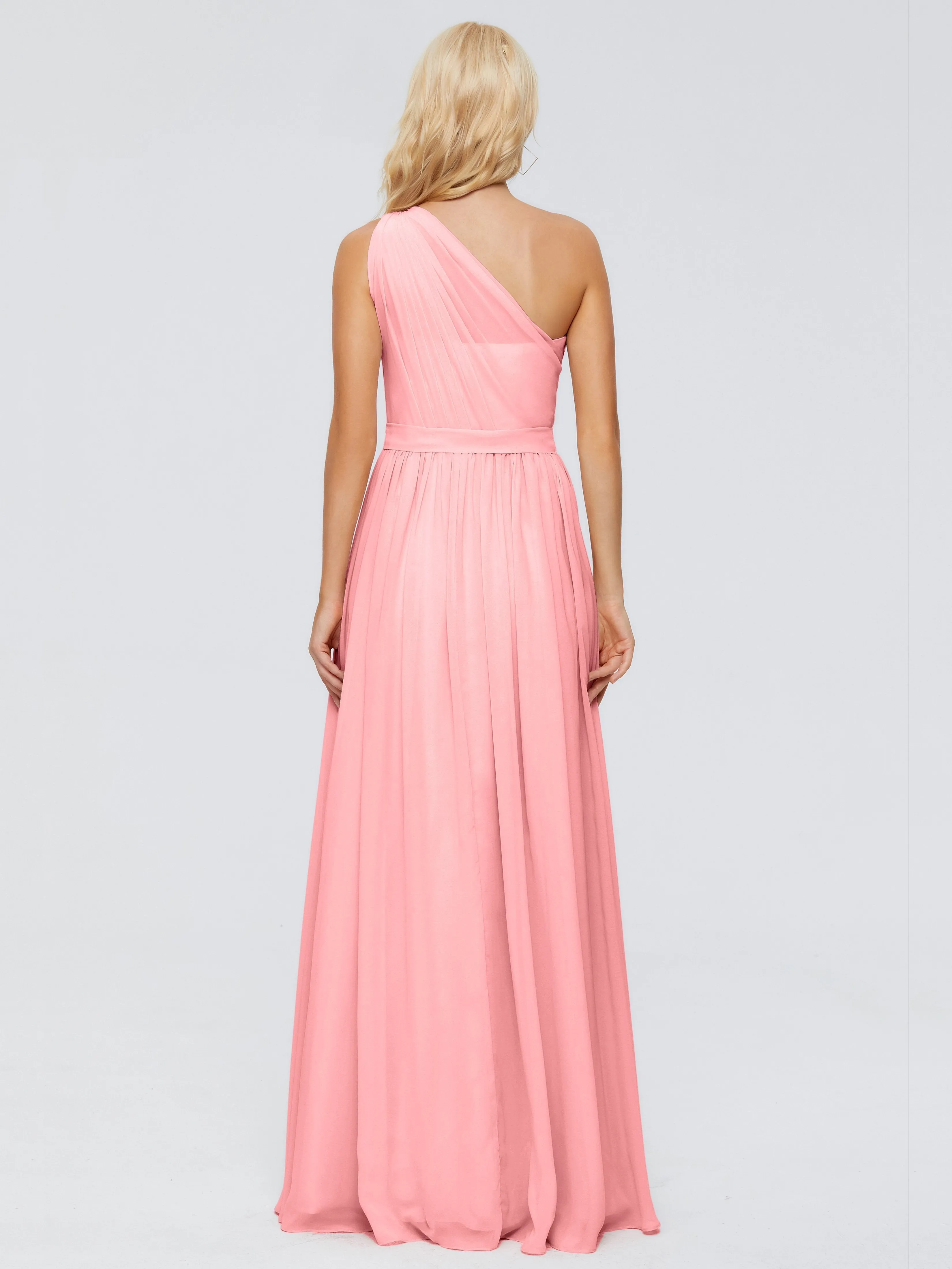 Arabella One Shoulder Sash Bridesmaid Dresses