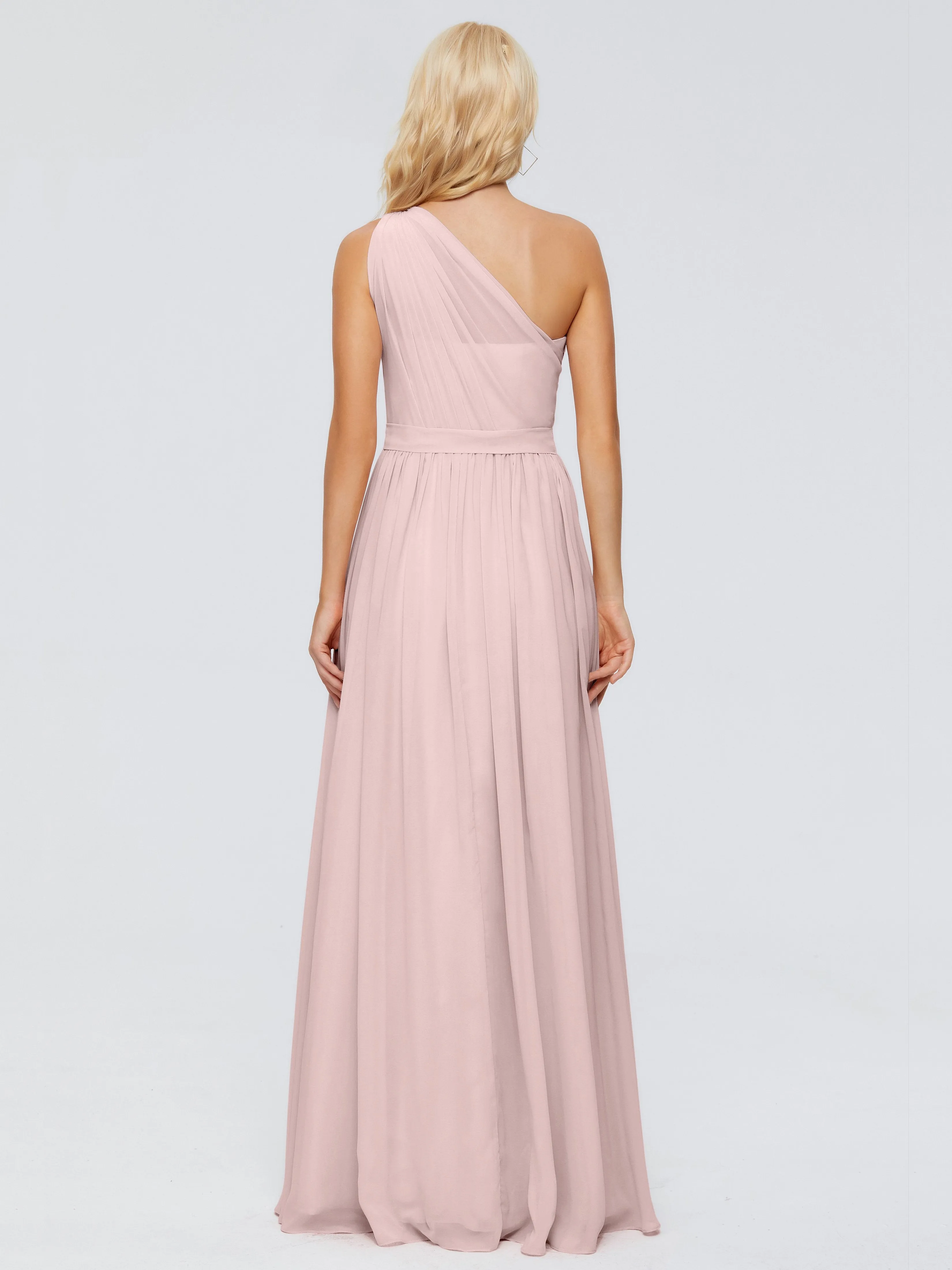 Arabella One Shoulder Sash Bridesmaid Dresses