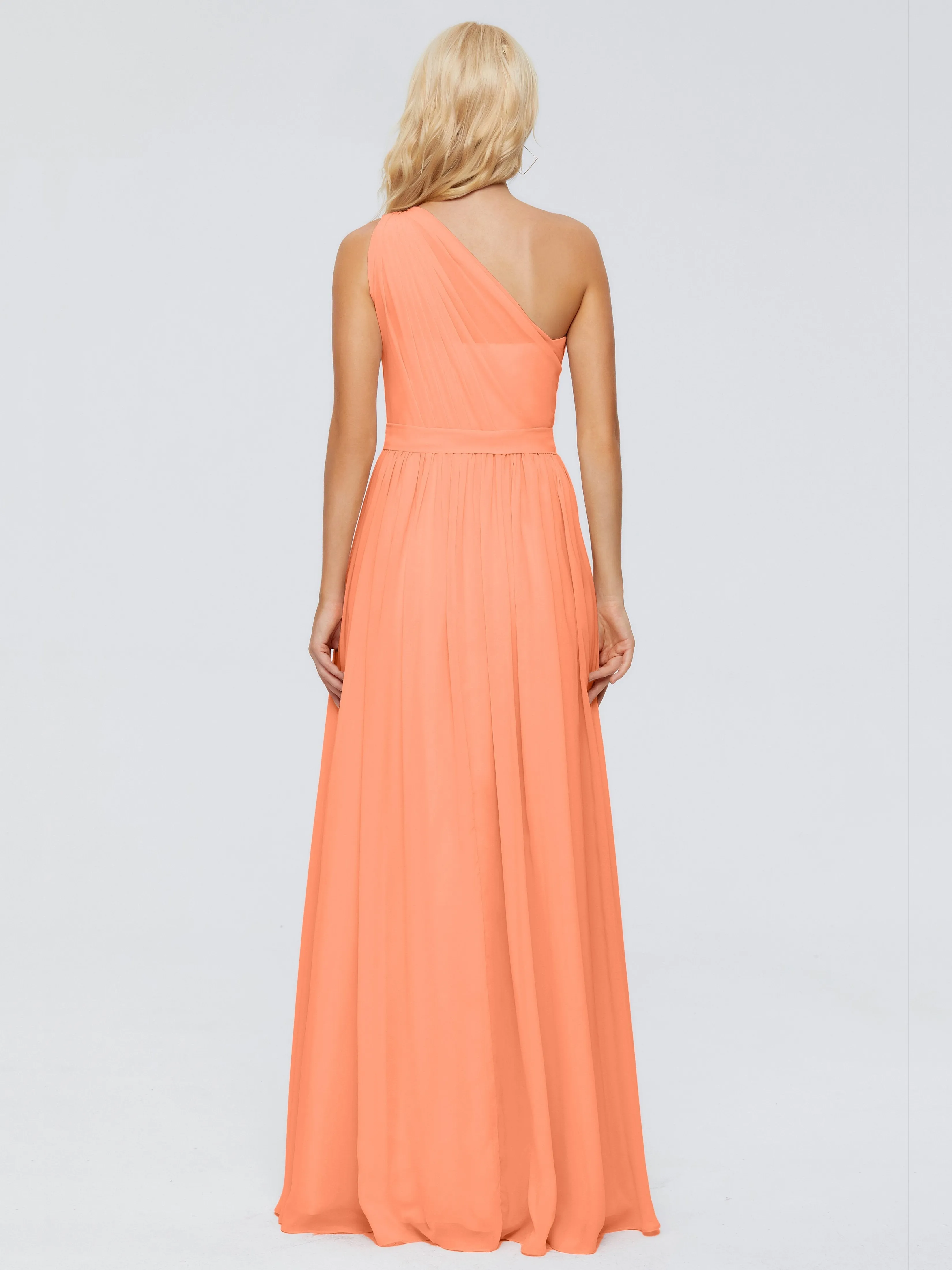 Arabella One Shoulder Sash Bridesmaid Dresses