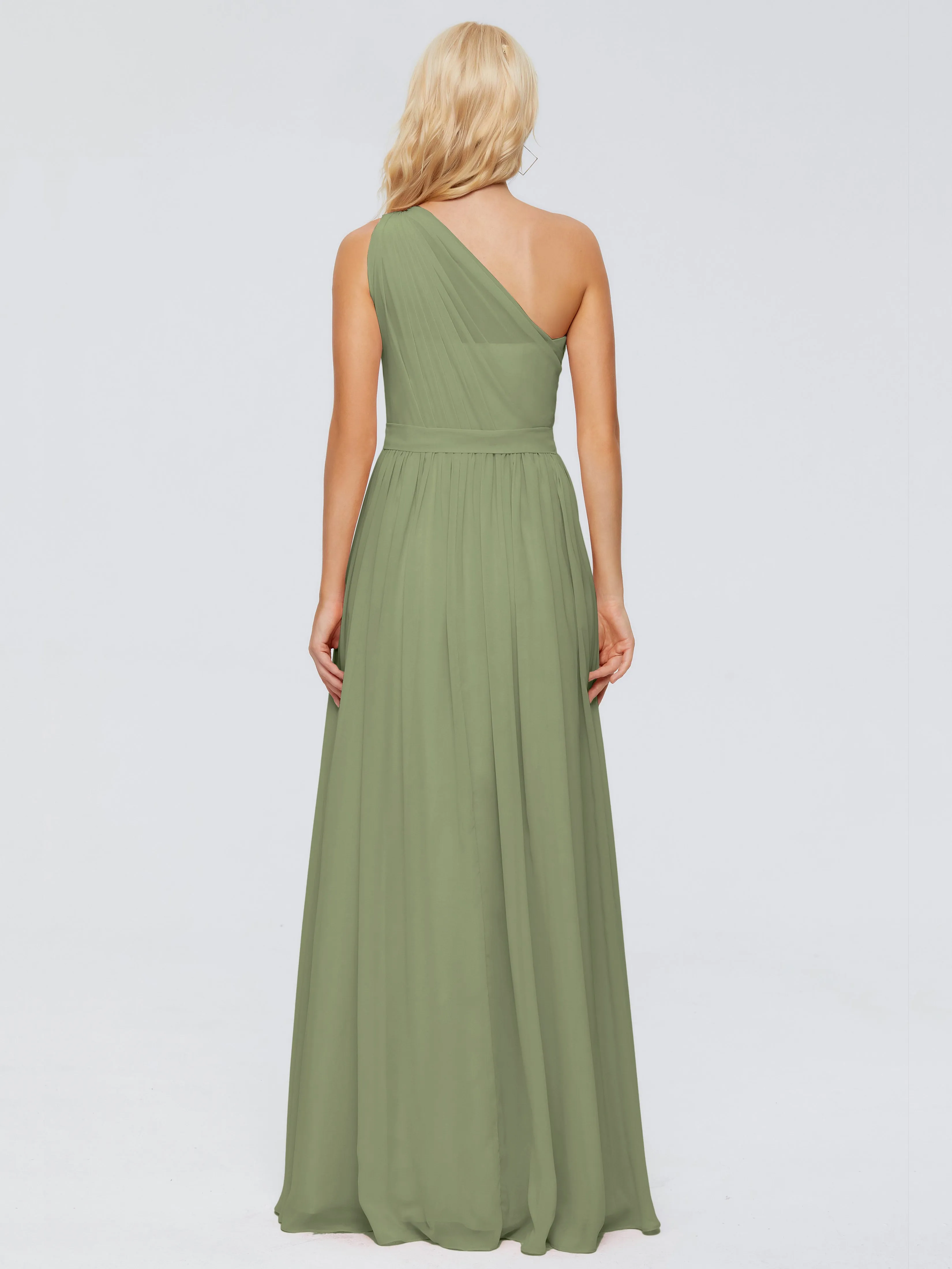 Arabella One Shoulder Sash Bridesmaid Dresses