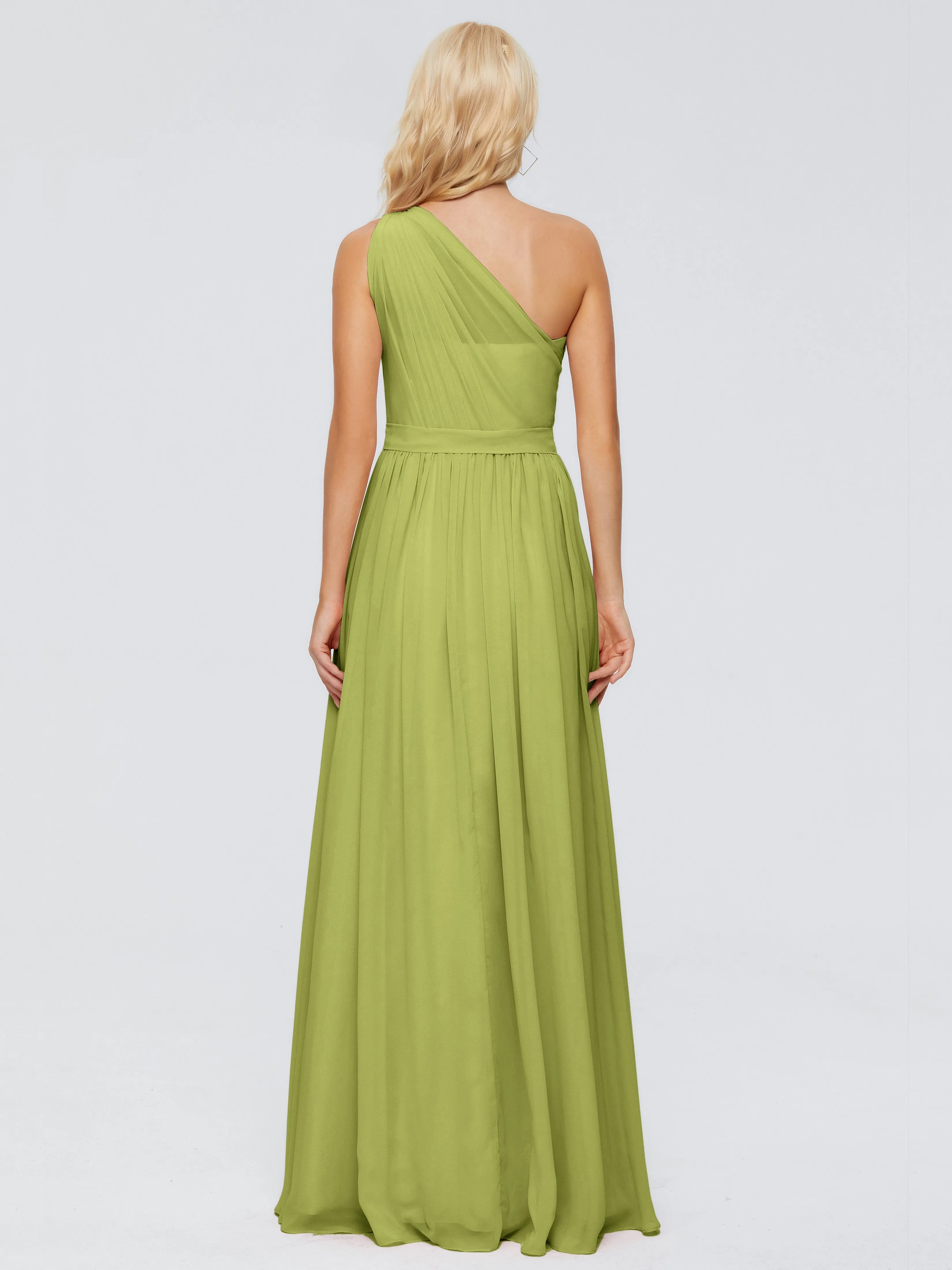 Arabella One Shoulder Sash Bridesmaid Dresses