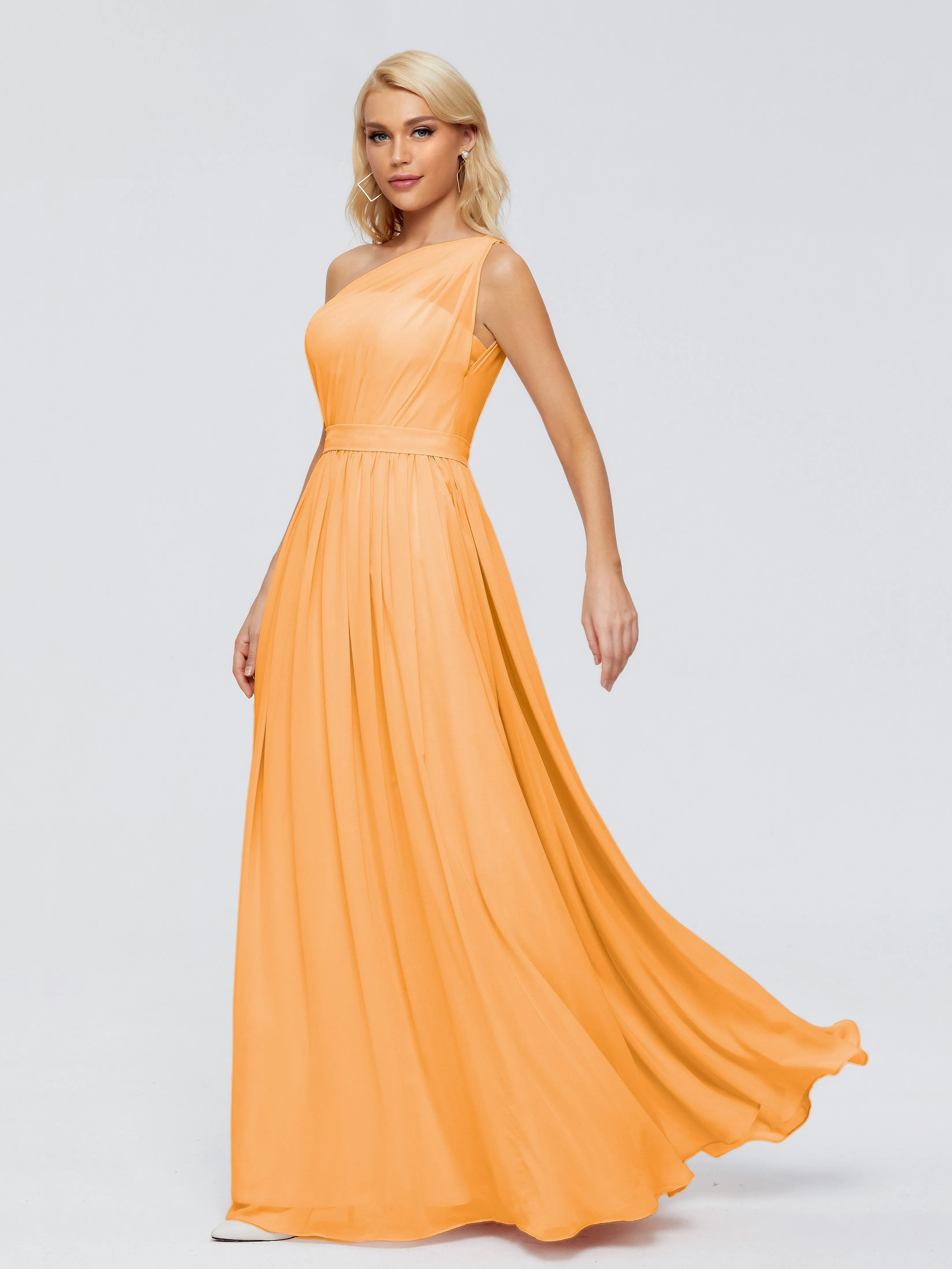 Arabella One Shoulder Sash Bridesmaid Dresses