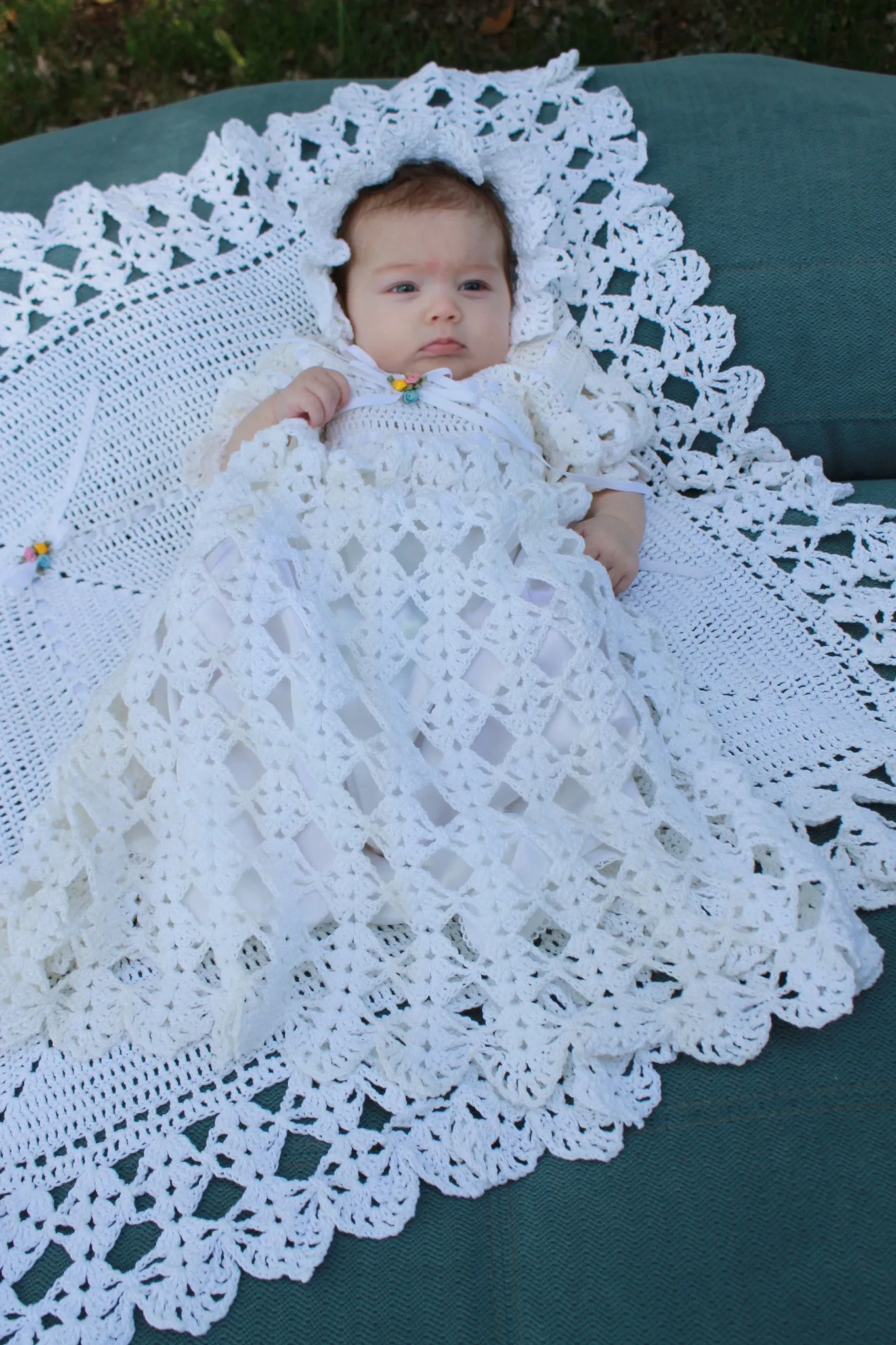 Blessed Christening Set Crochet Pattern