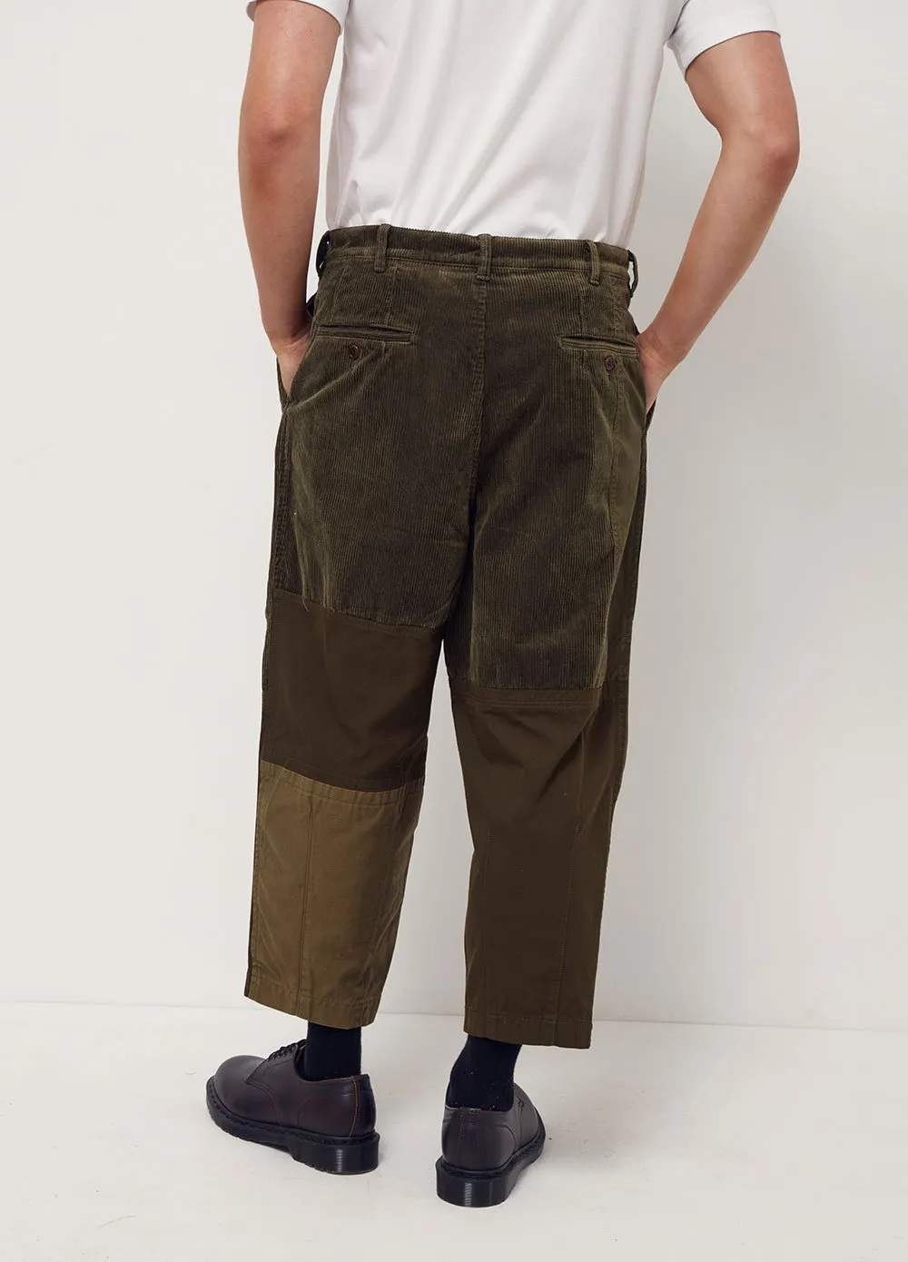 Corduroy Mixed Pants