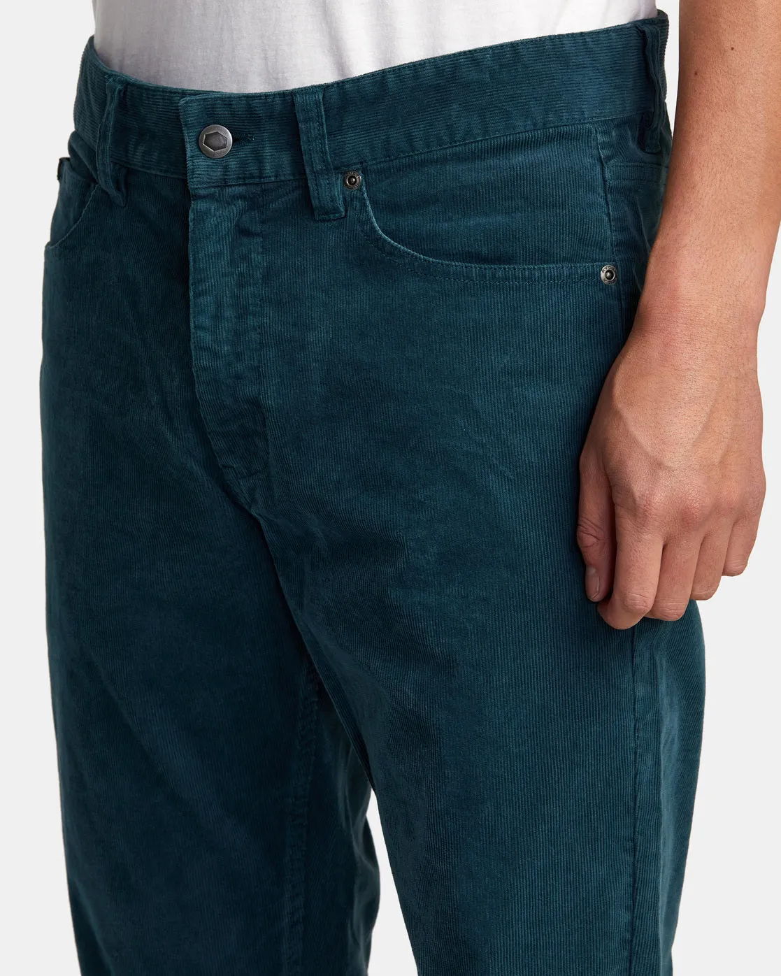 Daggers Pigment Corduroy Pants - Mallard Blue