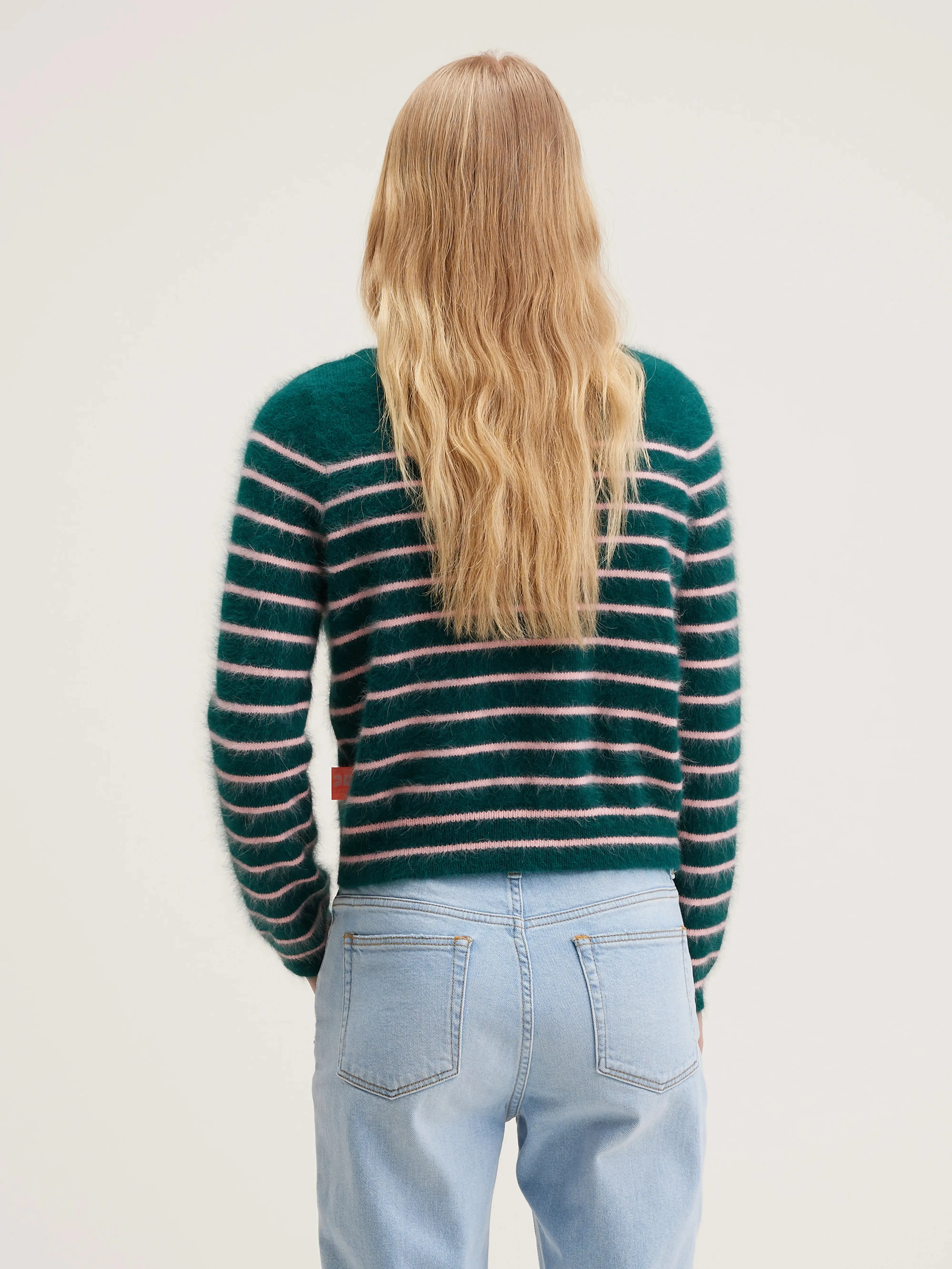 Dato angora-blend sweater (242 / W / STRIPE A)