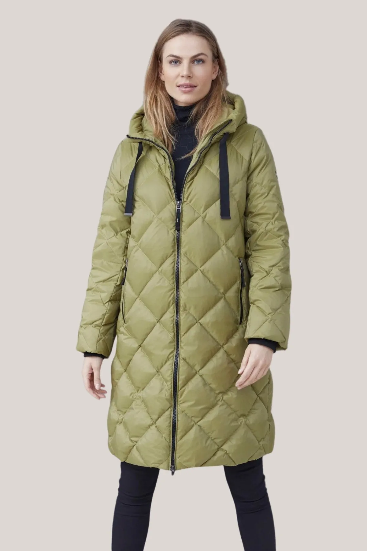 EDA Diamond Quilt Down Coat 2857