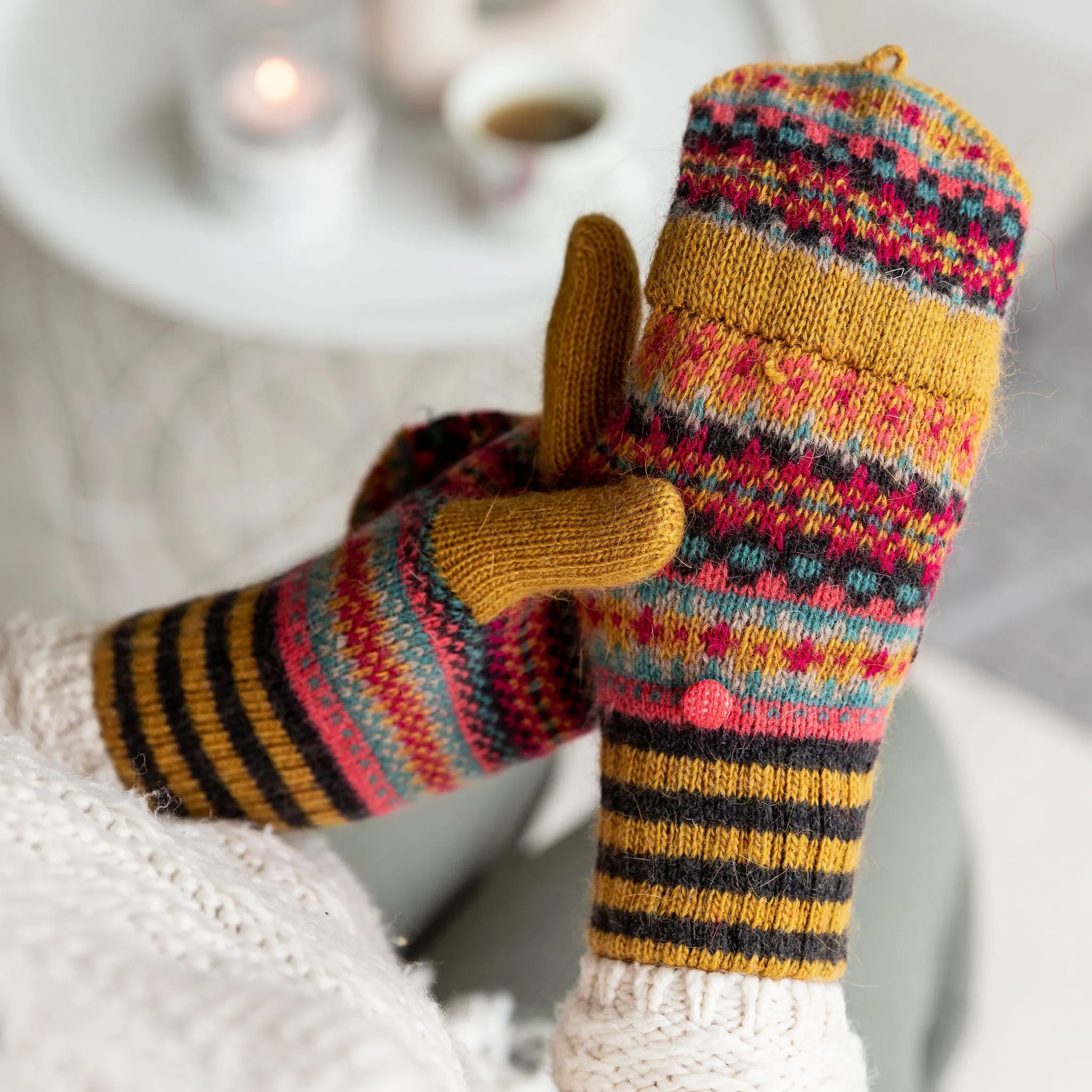 Fabulous Fairisle Knit Gloves