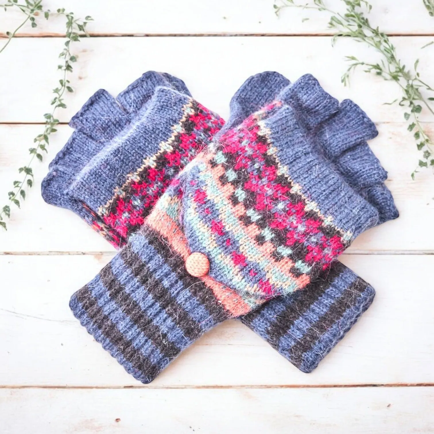 Fabulous Fairisle Knit Gloves