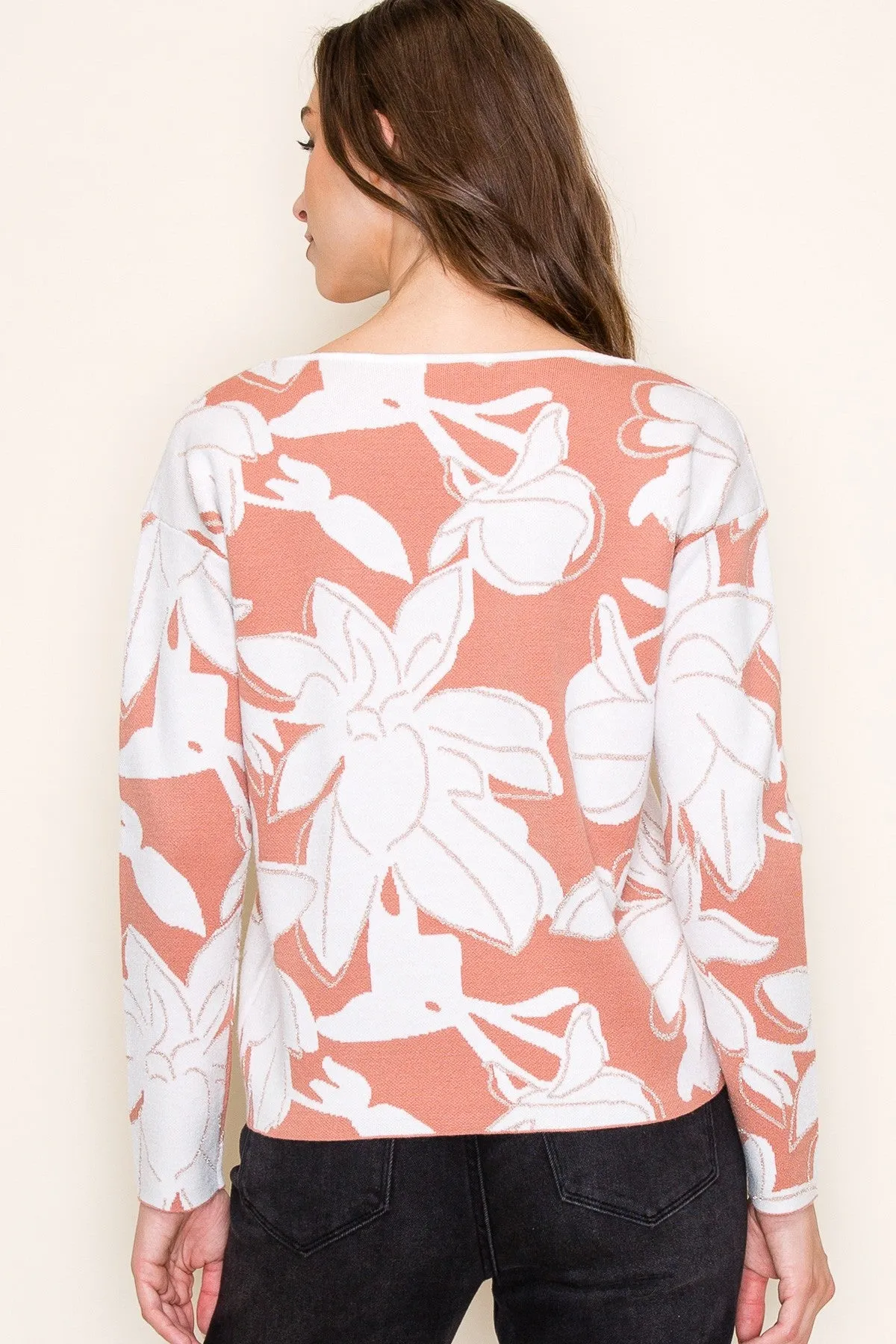 Flower Hour Floral Pullover Sweater