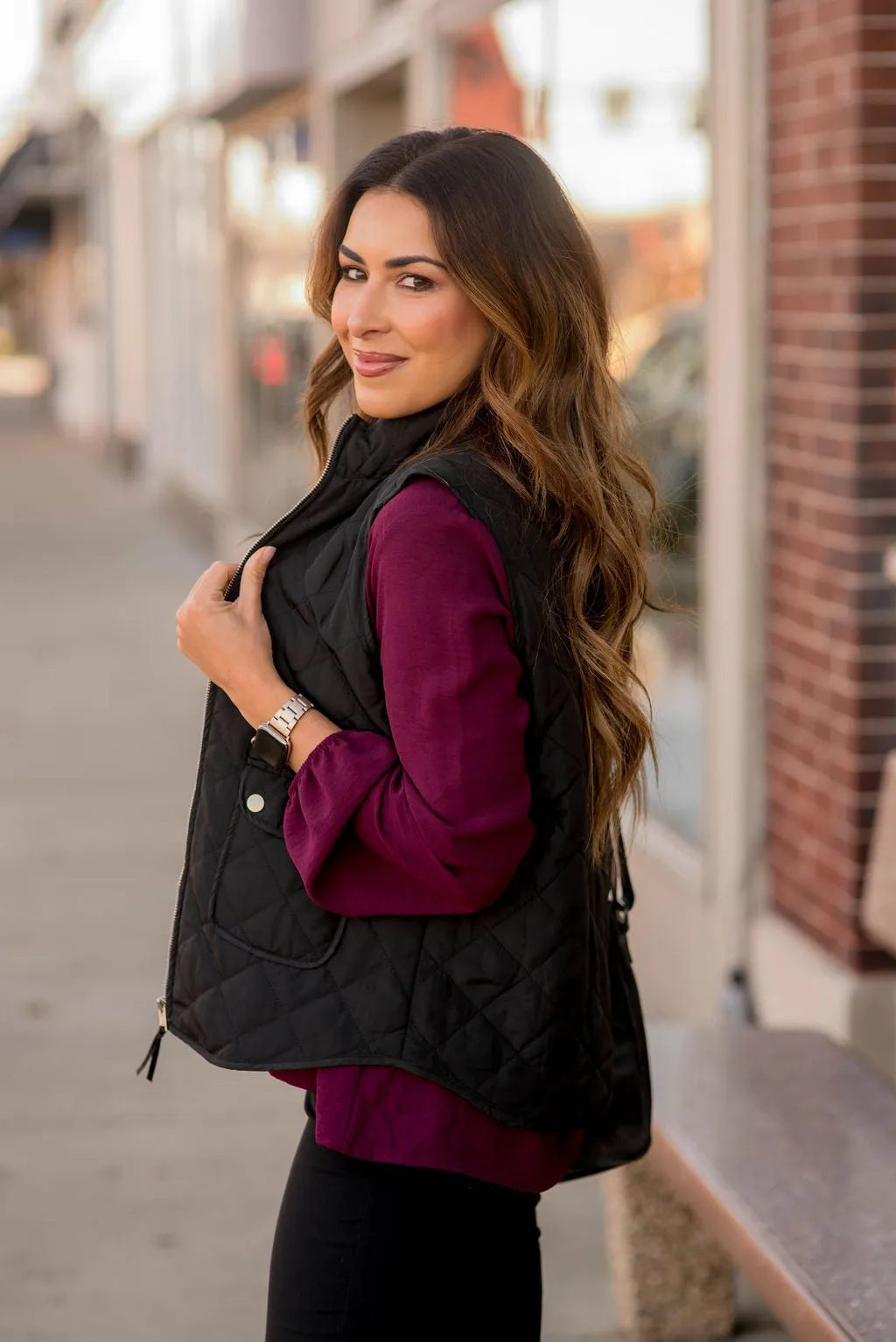 Matte Puffer Vest