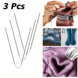 Metal Knitting Needles Set for Sweaters Hats and Socks