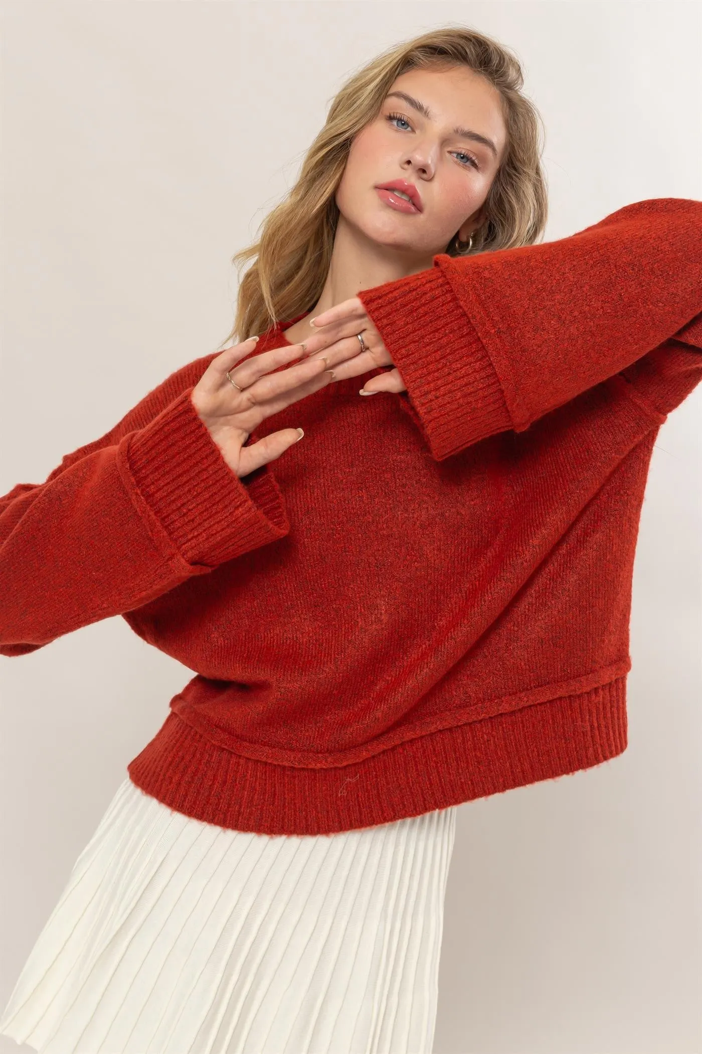 Oversized Long Sleeve Sweater