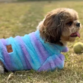 Pawgypets Fur Sweater for Dogs and Cats (Blue/Purple)