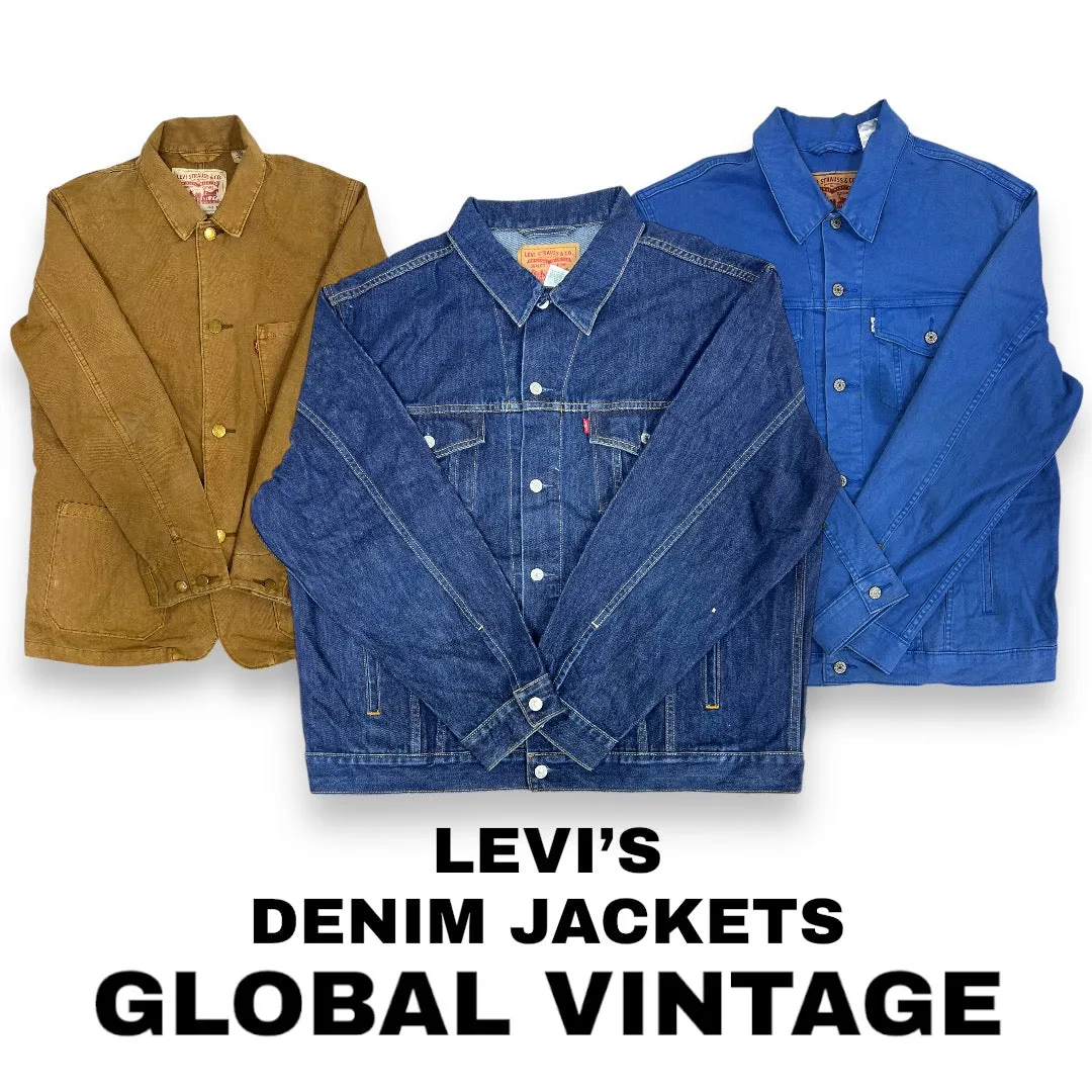 Premium LEVI'S Denim Jackets - 12 Pieces