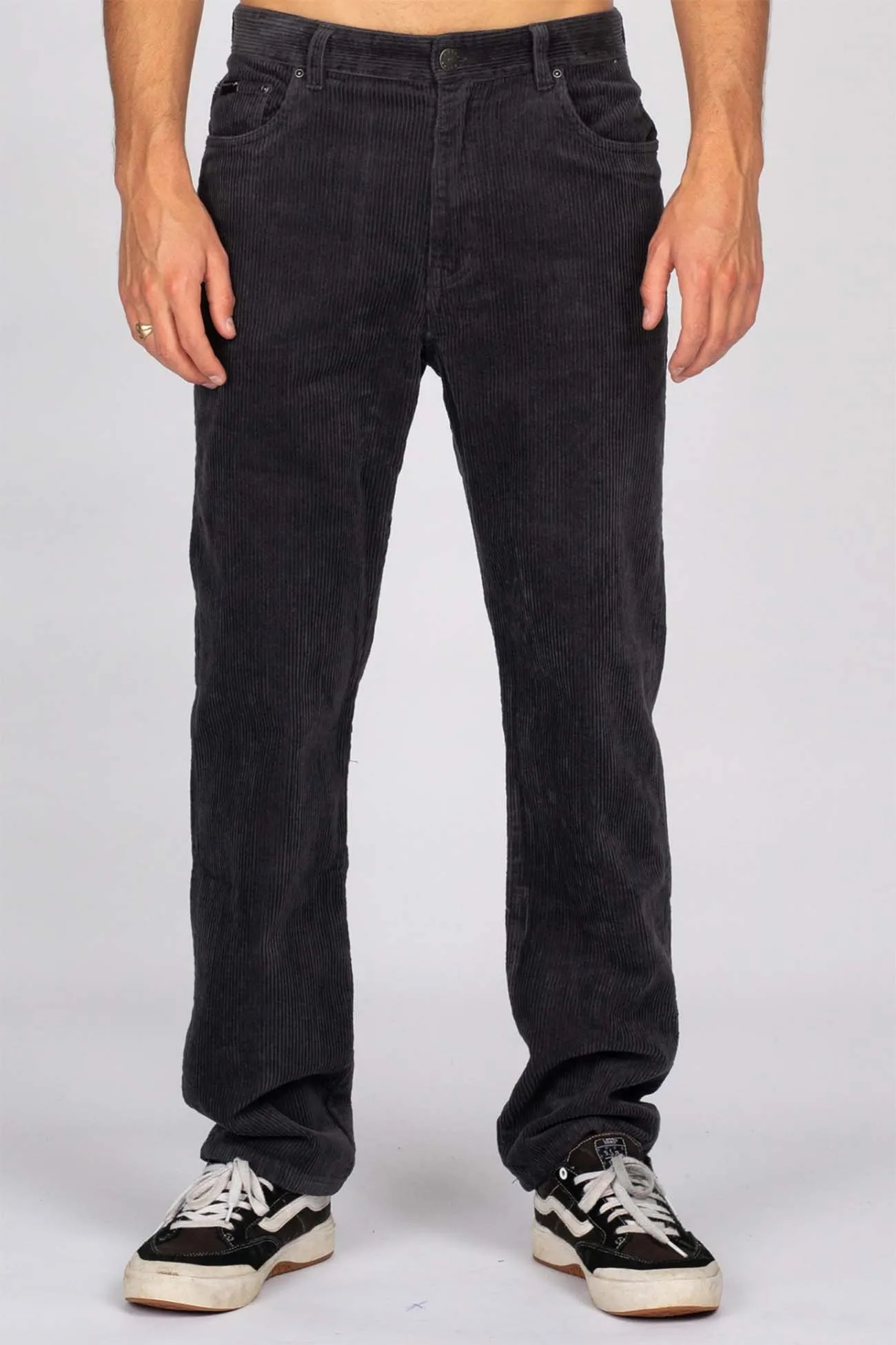 Rifts 5 Pocket Cord Pant Coal