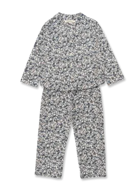 STUDIO FEDER PAJAMAS CHILD - FLORAL BLUE