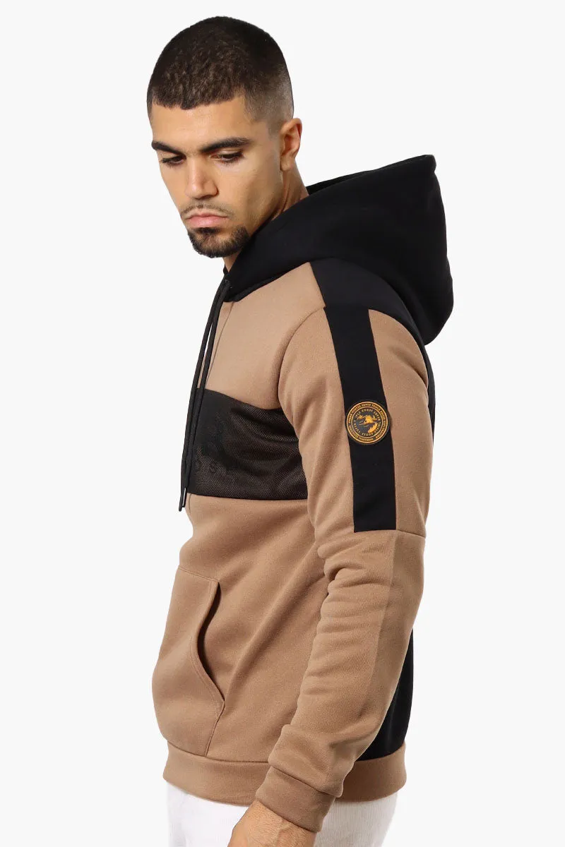 Super Triple Goose Mesh Insert Hoodie - Brown