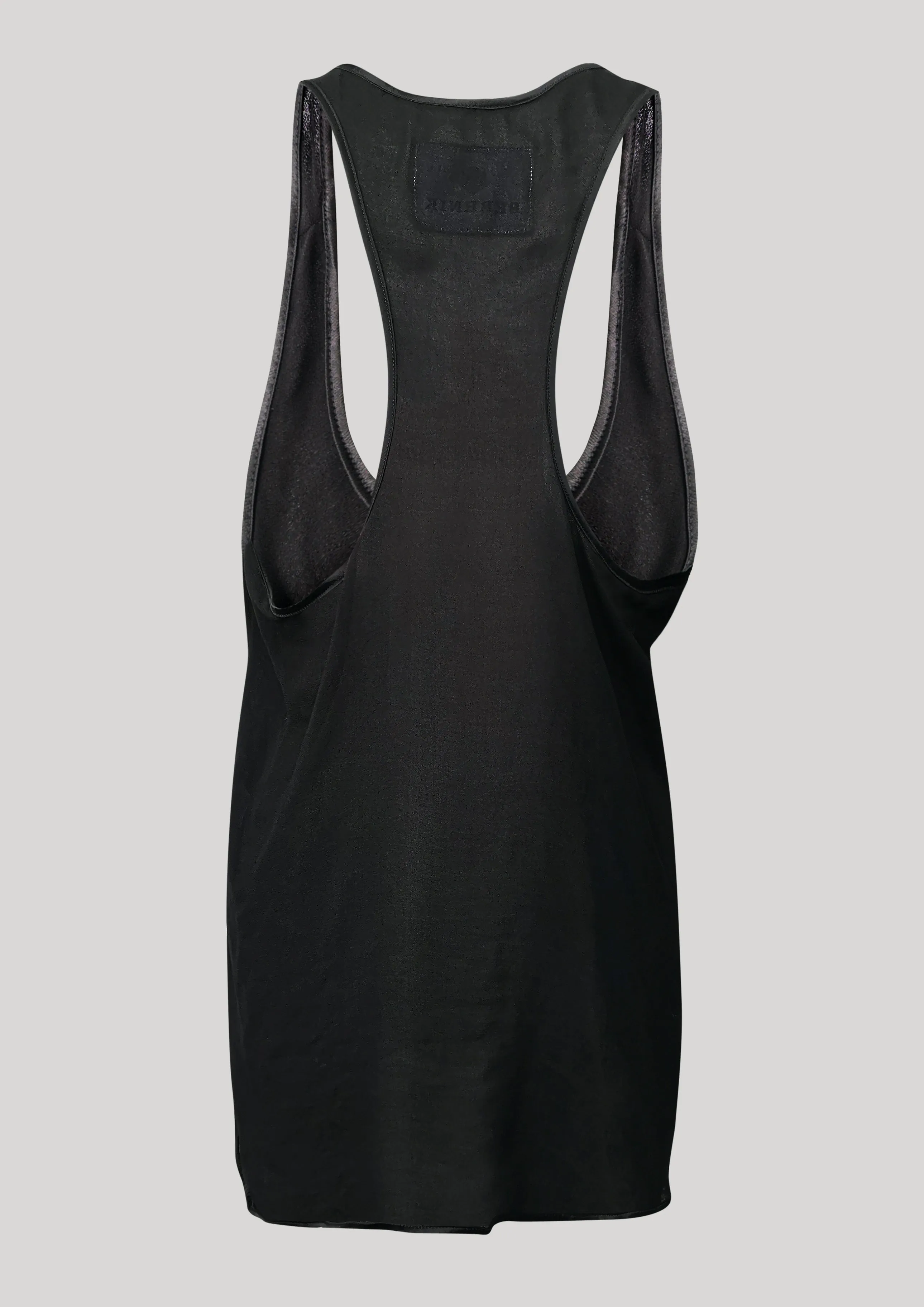 TANK TOP - VINTAGE GEORGETTE black