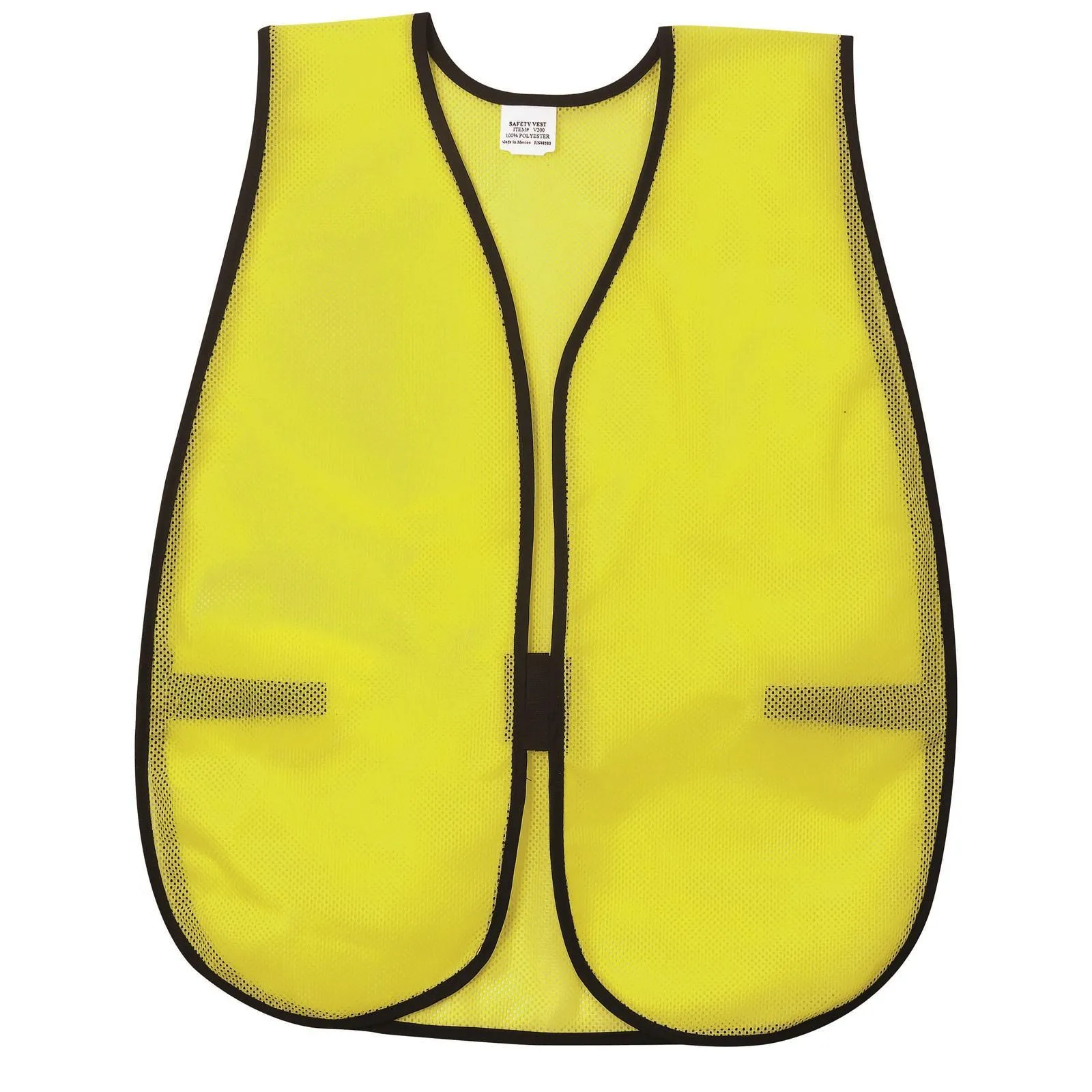 V 200 MCR Poly,Mesh Safety Vest,18"x47",LIME