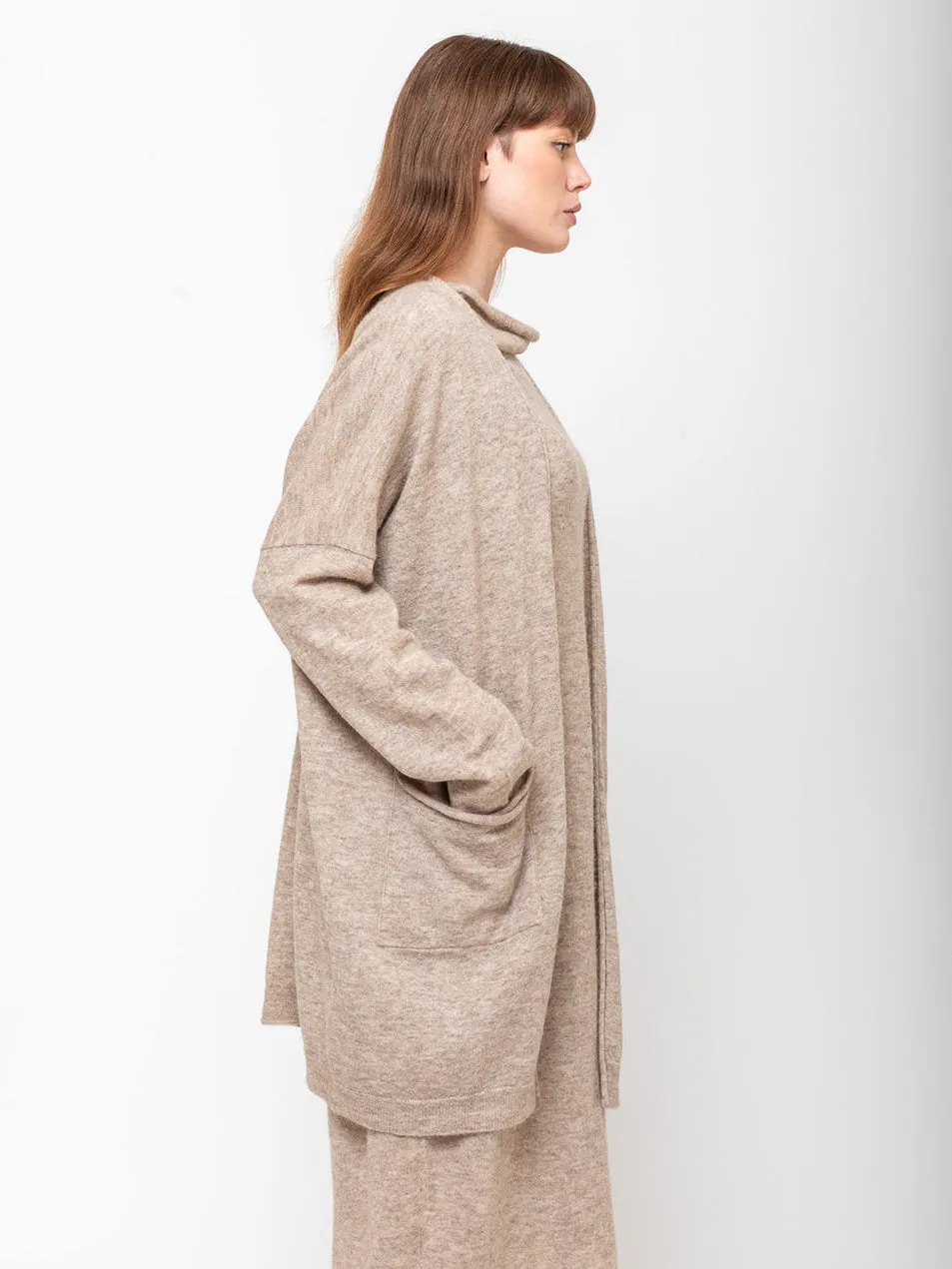 Wide Cardigan - Oatmeal