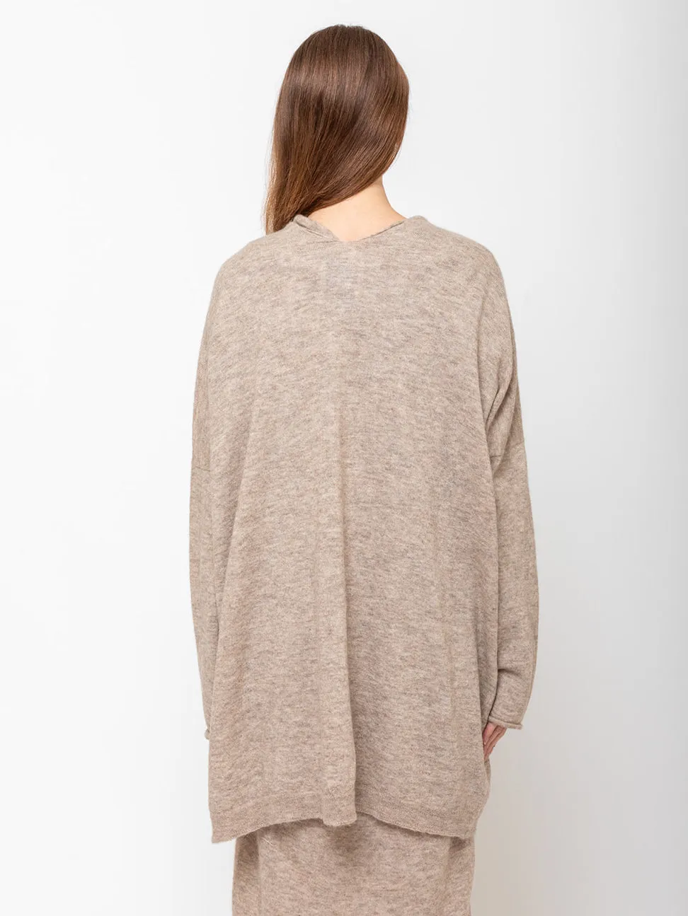 Wide Cardigan - Oatmeal