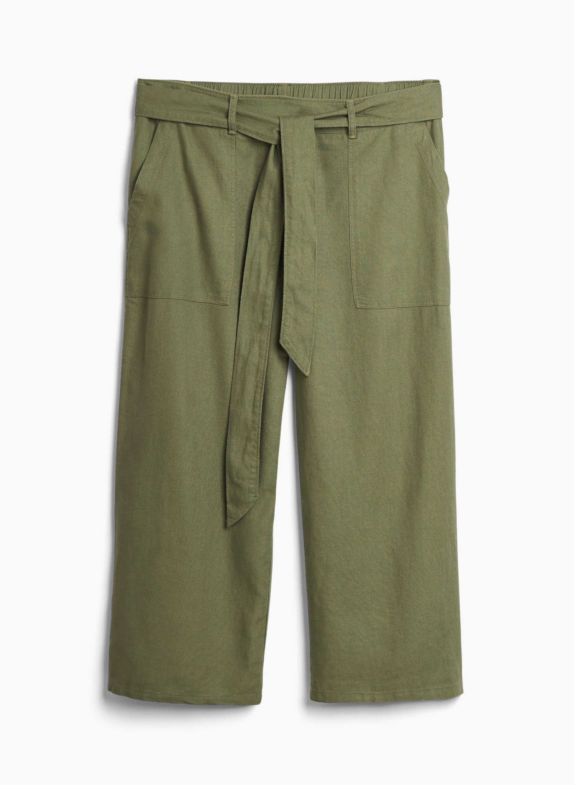 Wide Leg Capri Pants